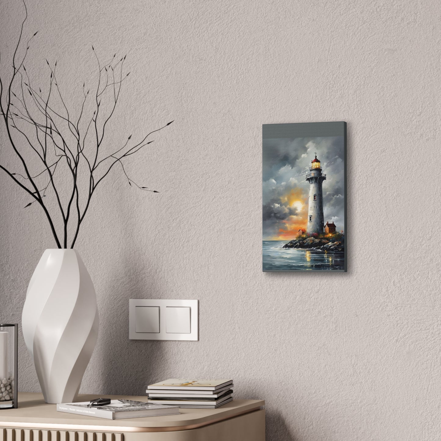 Light House - Canvas -Stretched, 0.75"