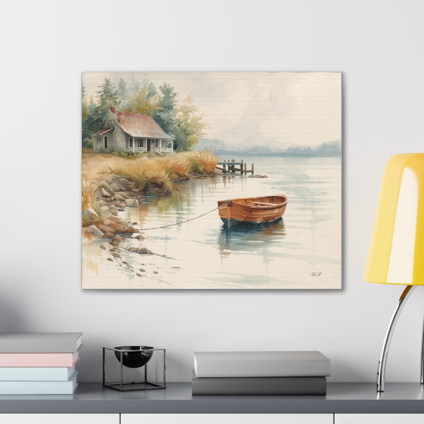 Cabin on the Lake II - Canvas Stretched, 0.75" - 2026 Wall Art - Scenes