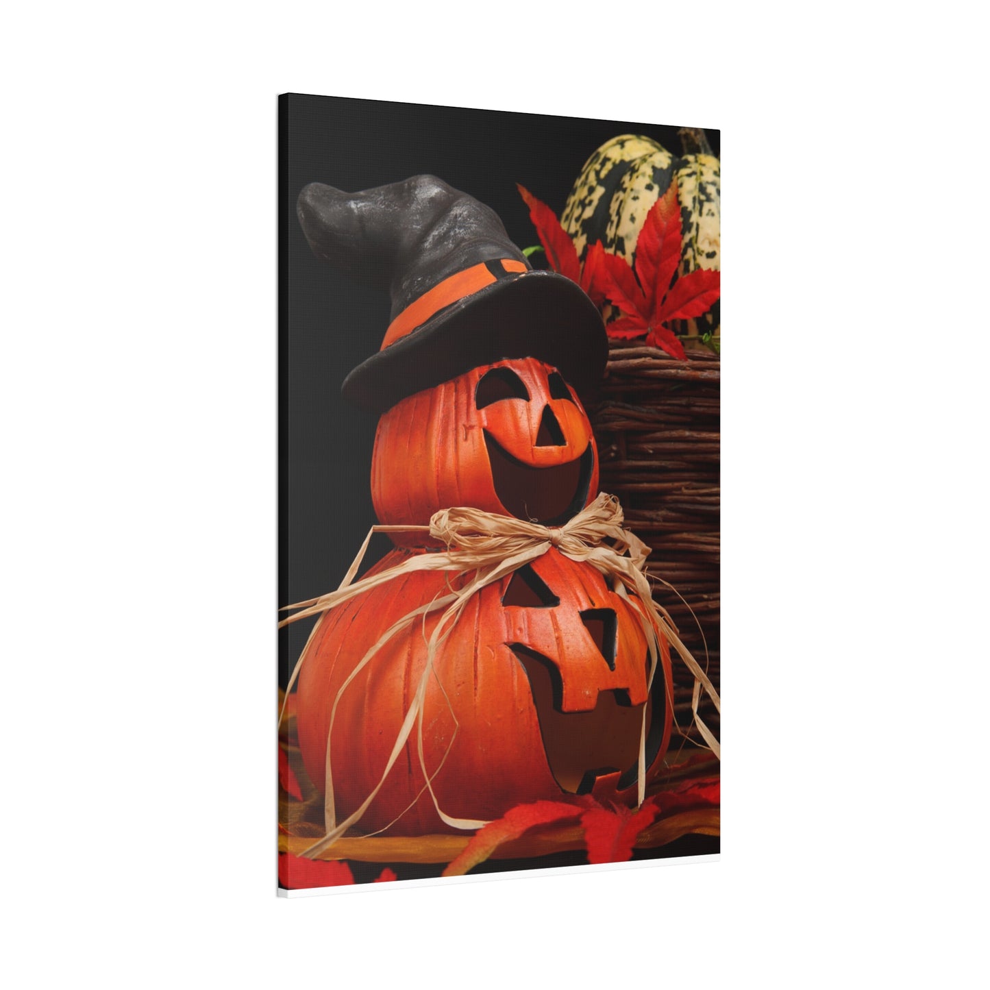 Pumpkins - Canvas Stretched, 0.75" - Halloween