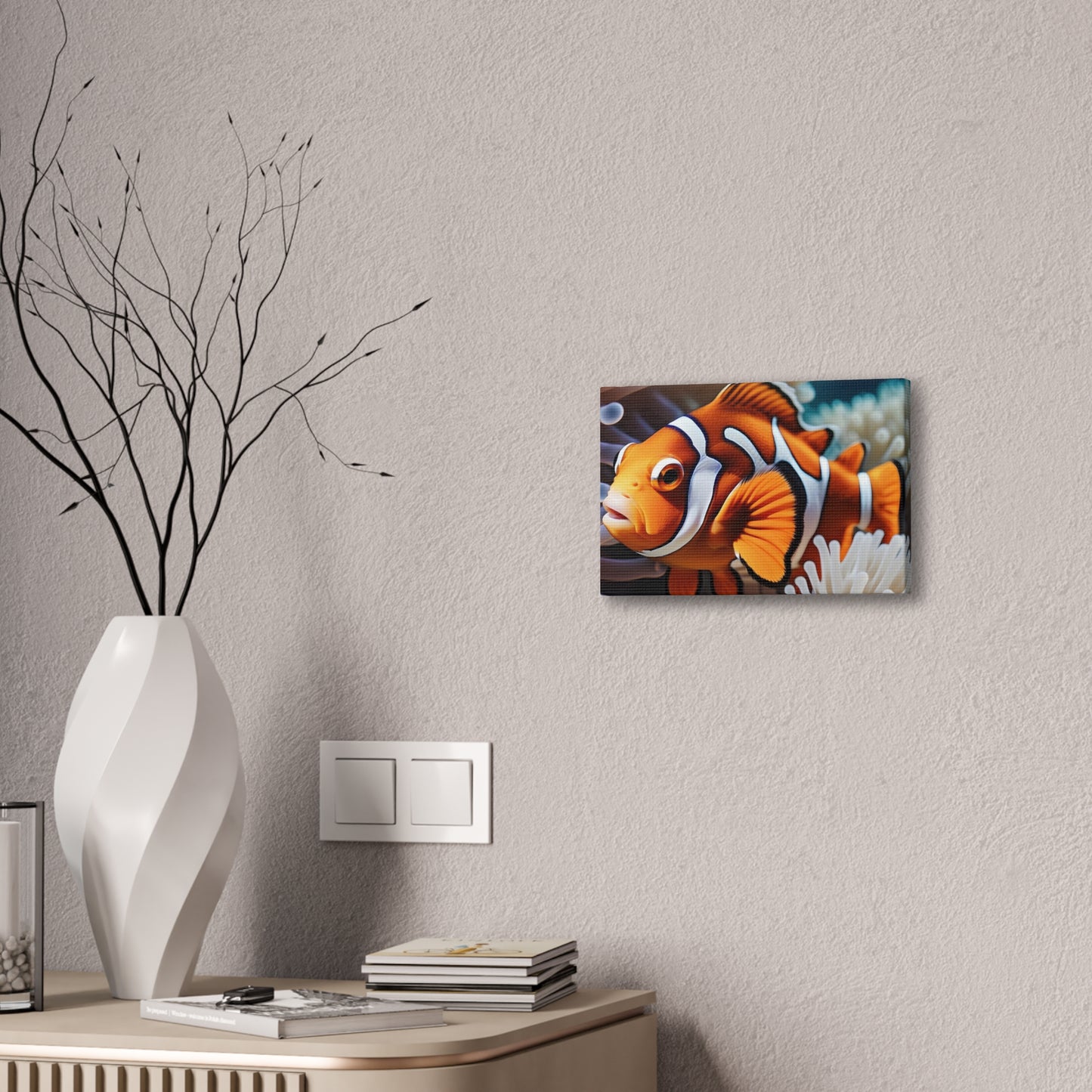 Clown Fish - Canvas Stretched, 0.75"