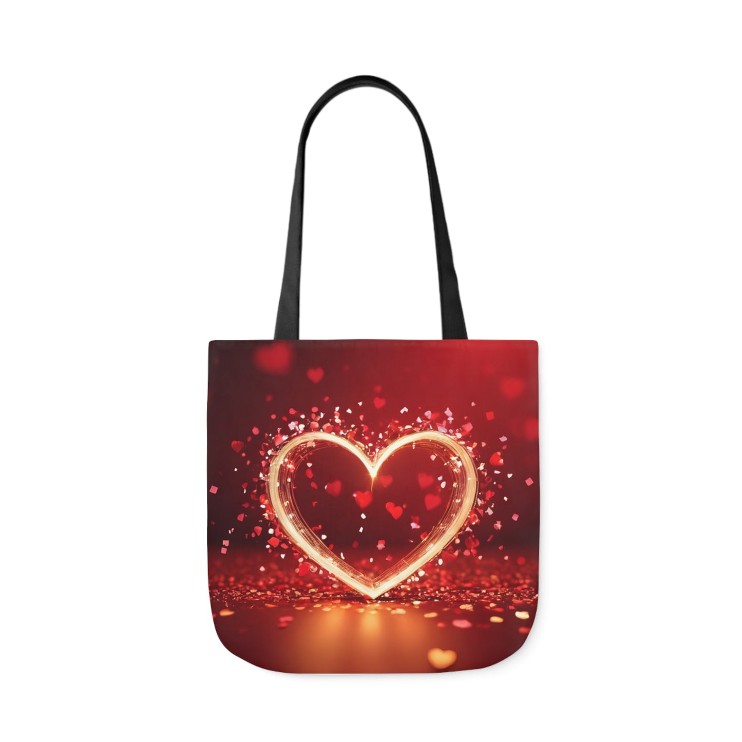 Valentines - Canvas Tote Bag, 5-Color Straps