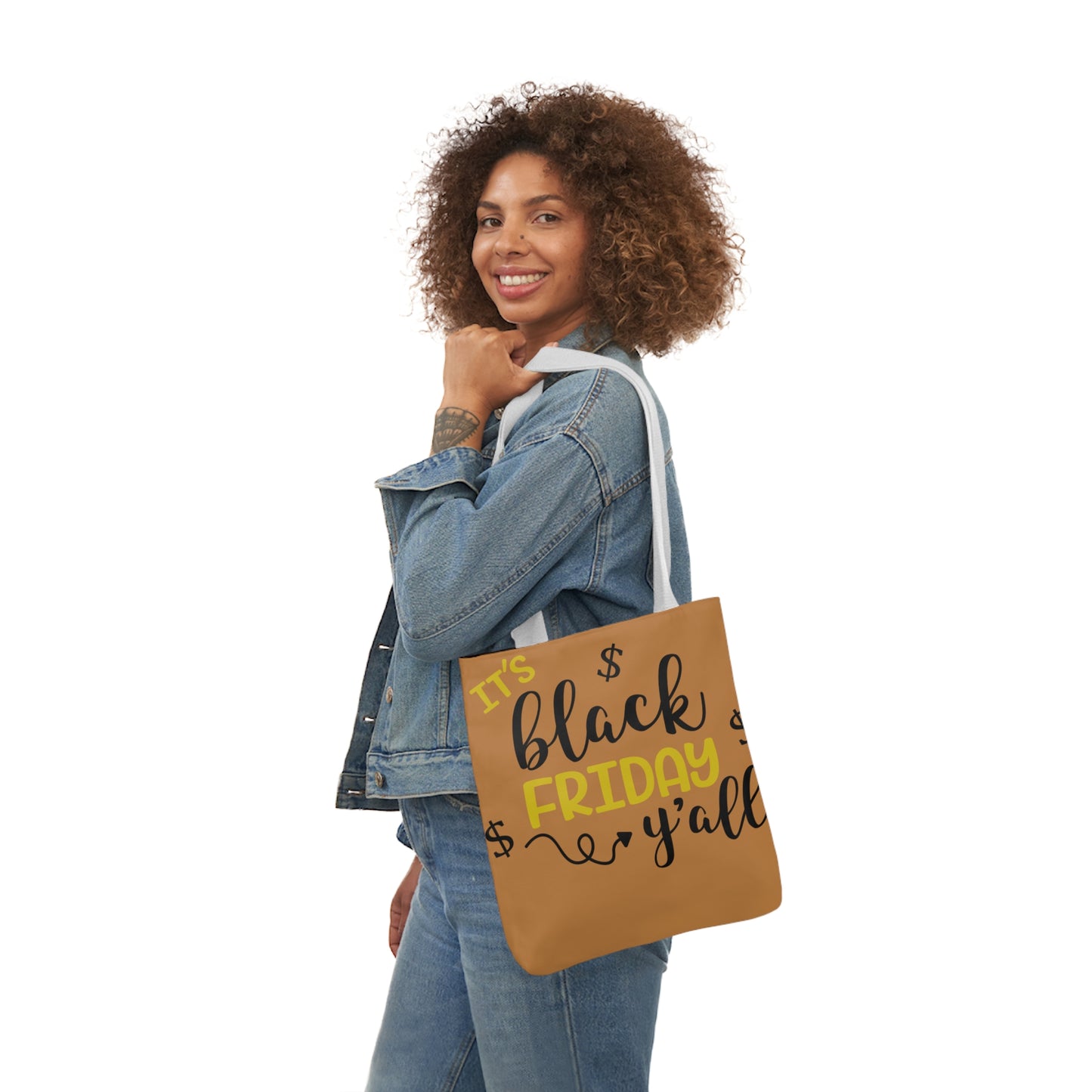 It's Black Friday - Canvas Tote Bag, 5-Color Straps