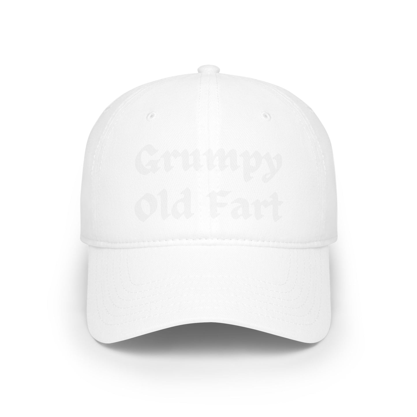 Grumpy Old Fart- Low Profile Ball Cap - Veterans - Father's Day