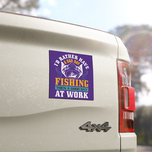 Fishing - Car Magnets - Father's Day