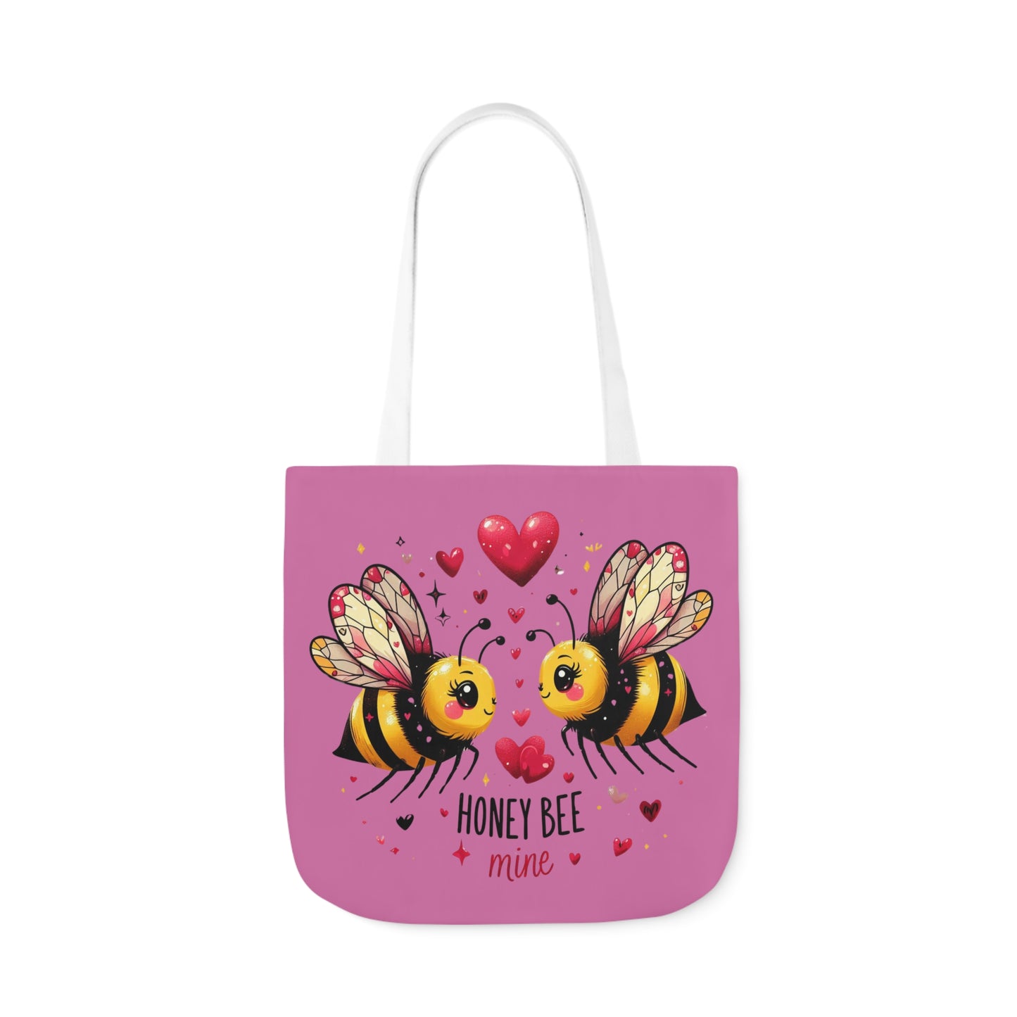 Valentines - Canvas Tote Bag, 5-Color Straps