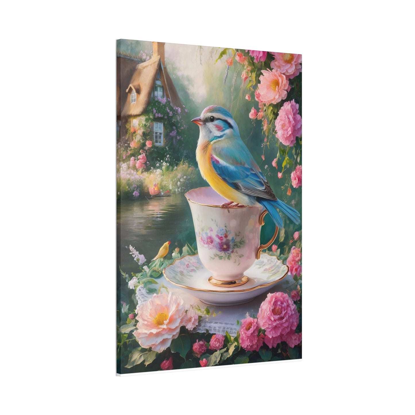 Blue Bird - Canvas Stretched, 0.75"