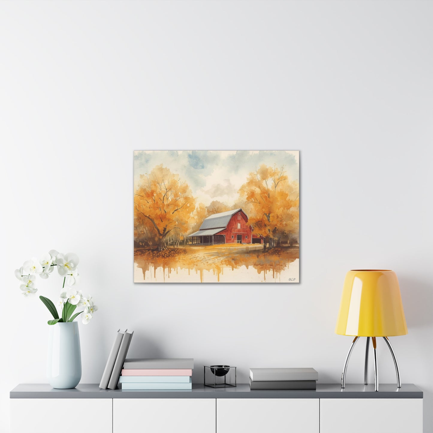 Red Barn - Canvas Stretched, 0.75"- 2026 Wall Art