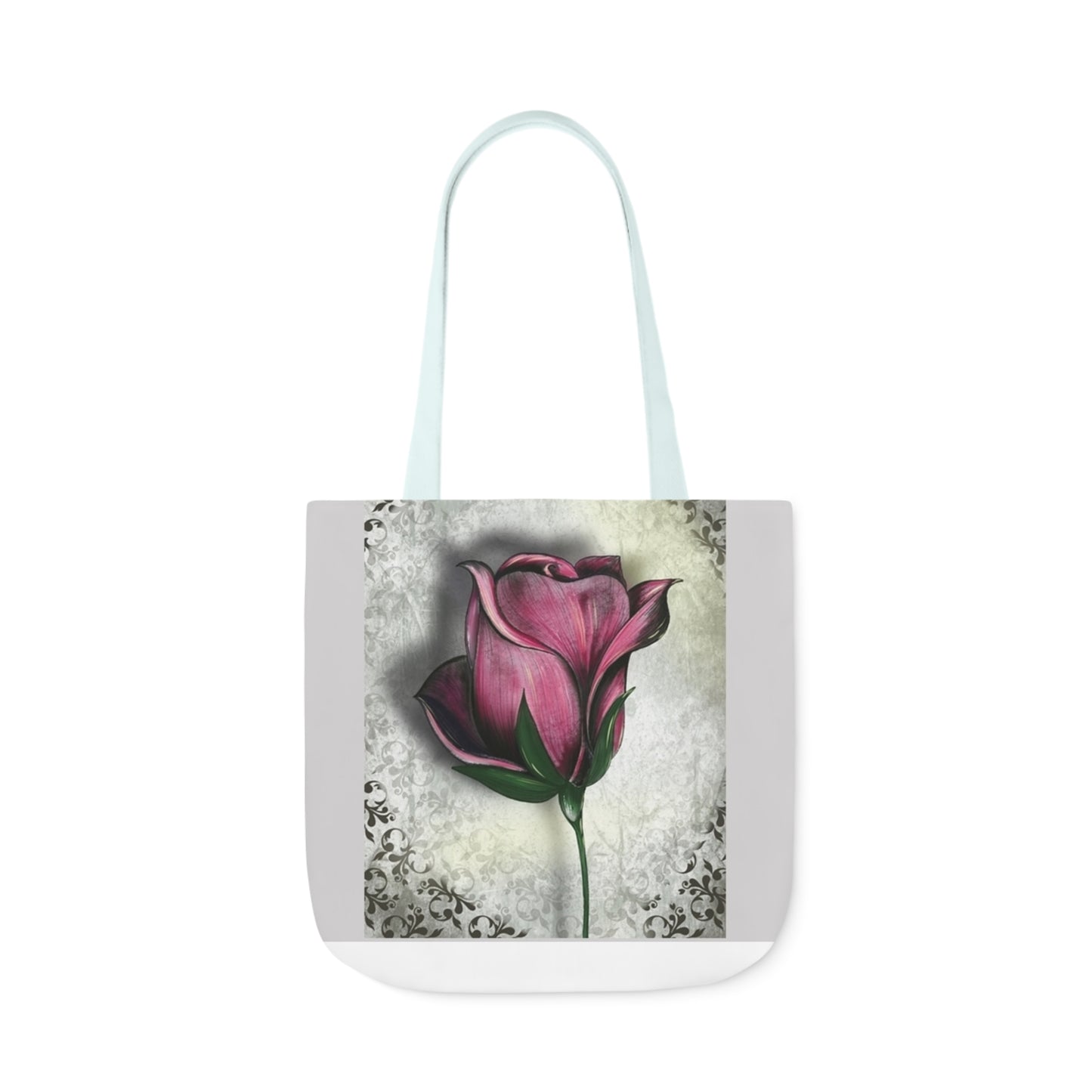 Rose - Canvas Tote Bag, 5-Color Straps