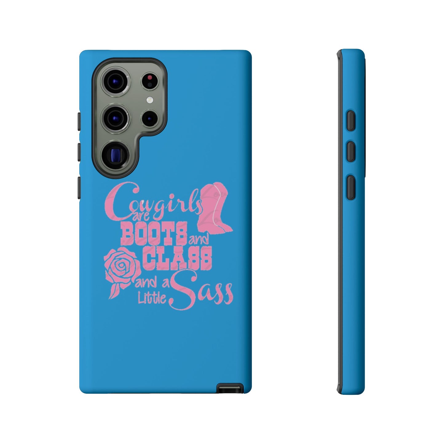 CowGirls are Boots -Tough Whimsical Phone Cases