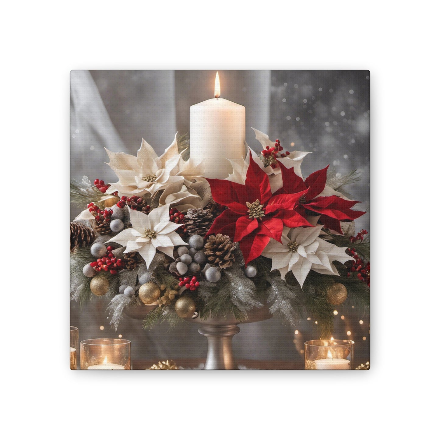 Christmas Candle -2026 Wall Art - Holidays