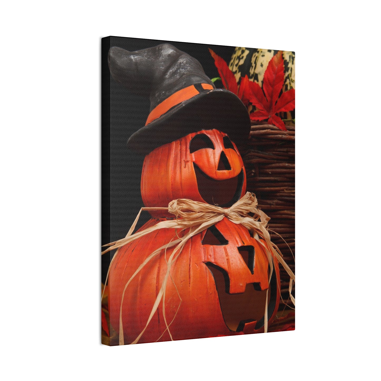 Pumpkins - Canvas Stretched, 0.75" - Halloween