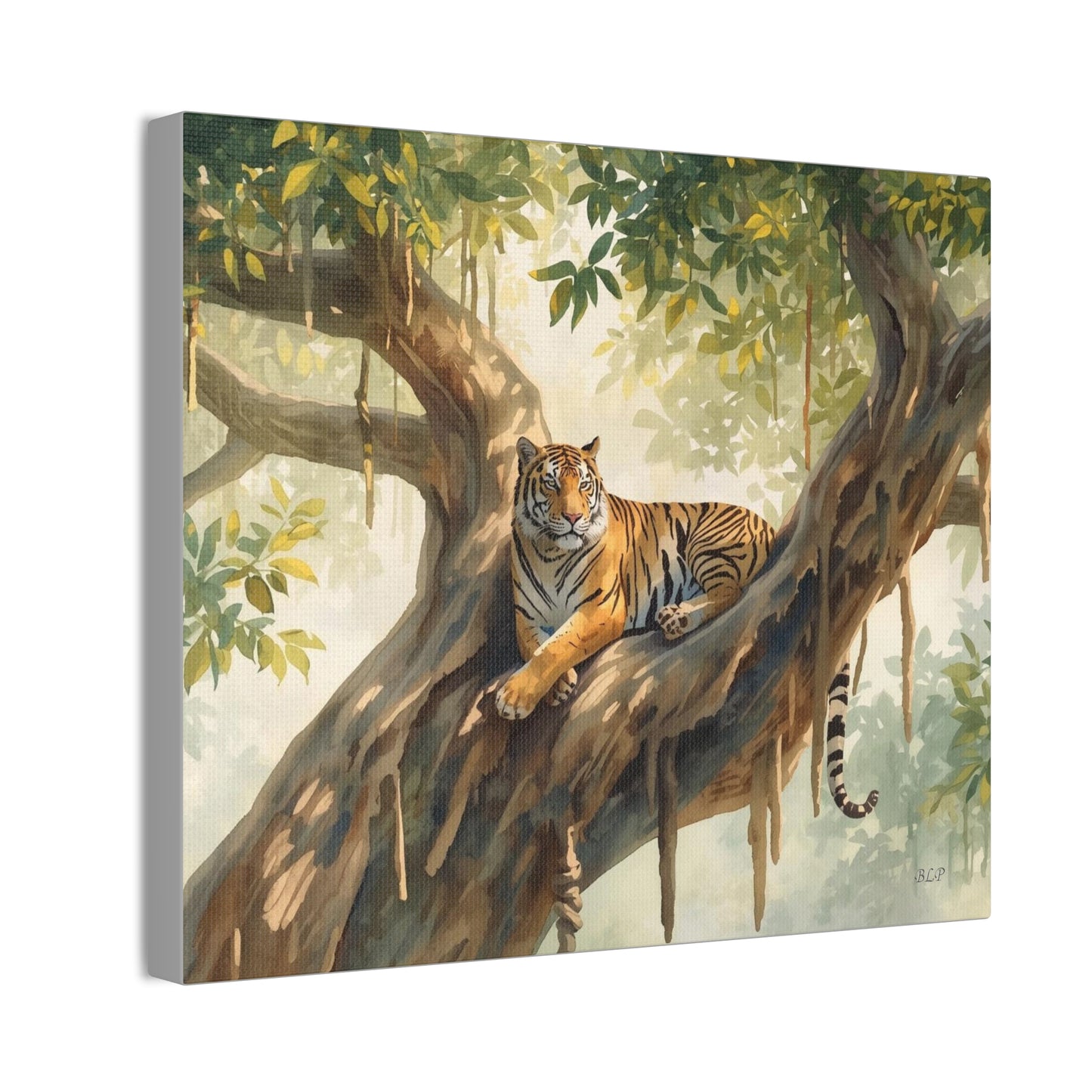 Lounging tiger - Canvas Stretched, 0.75" - 2026 Wall Art - Animals