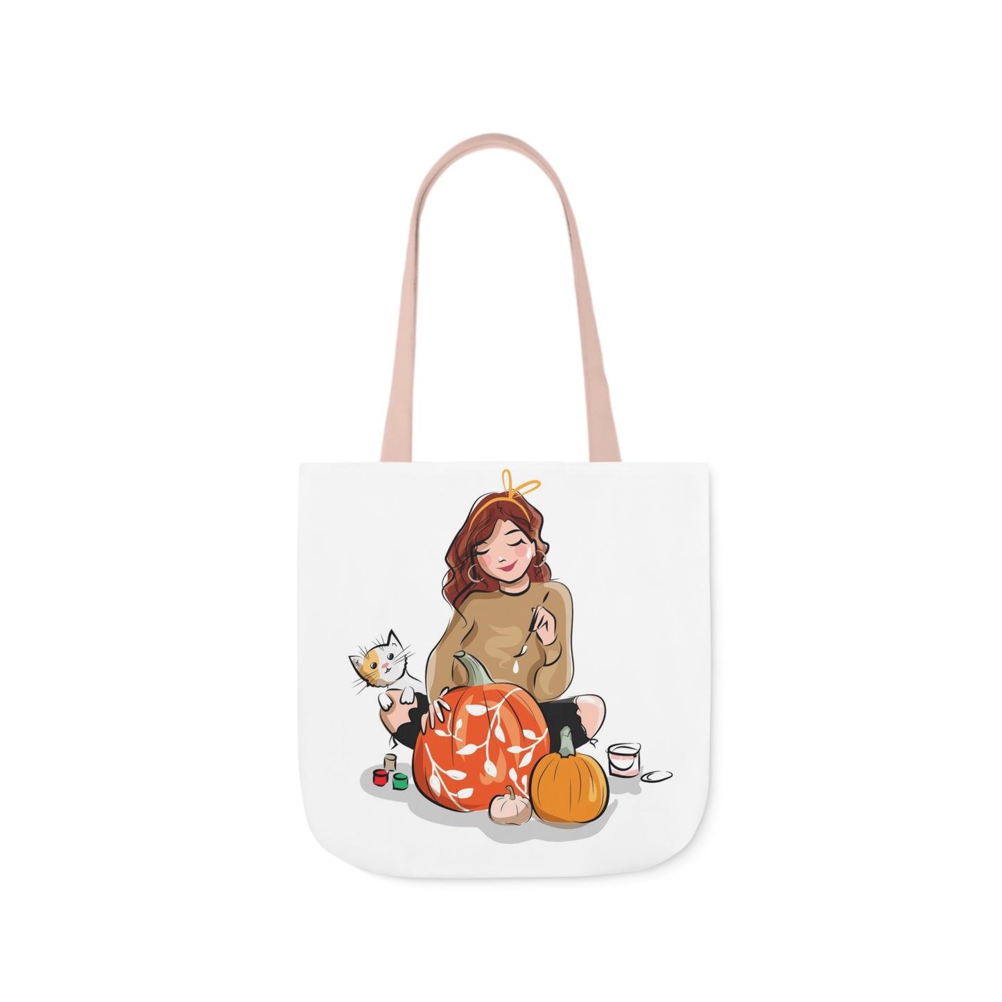 Painting - Canvas Tote Bag, 5-Color Straps