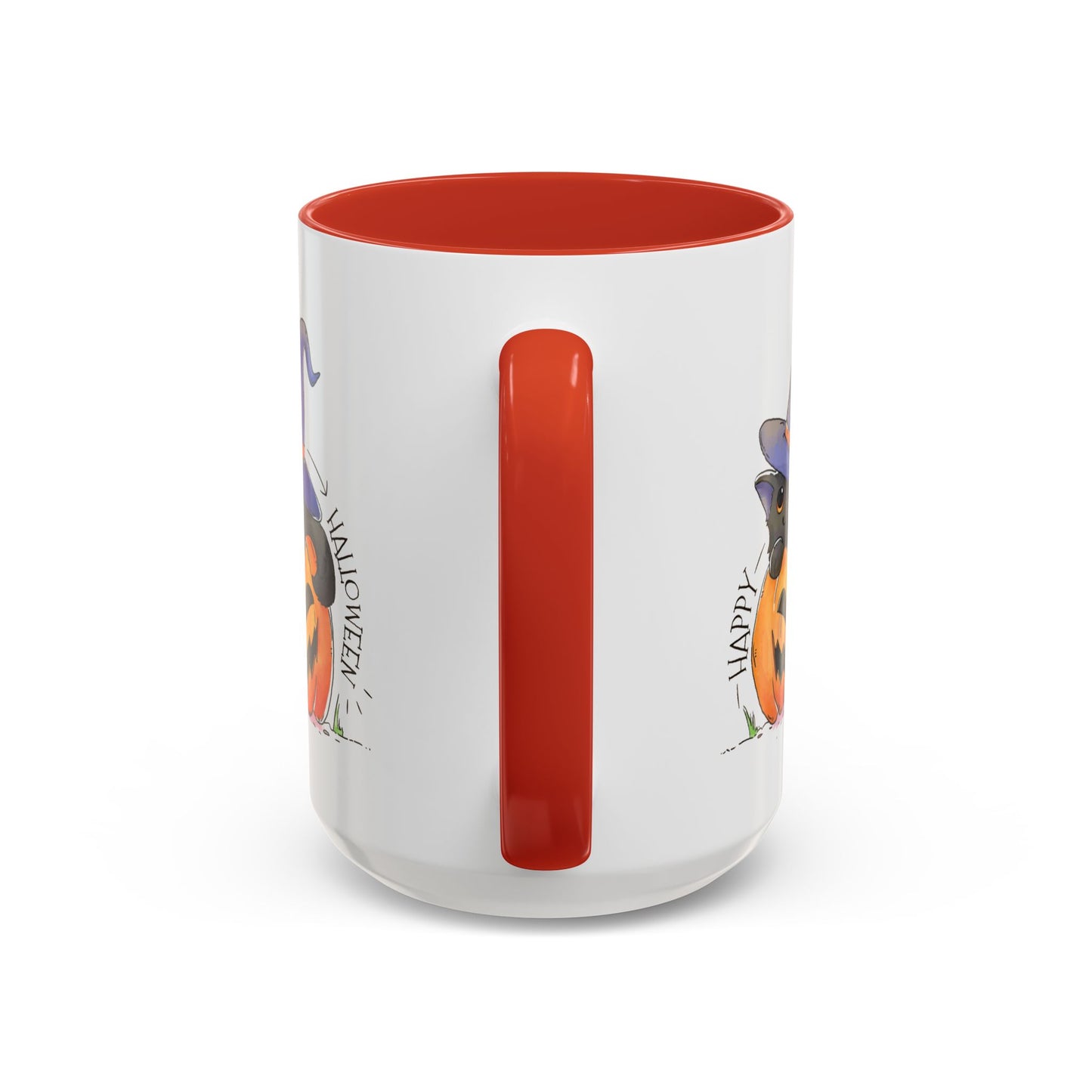 Happy Halloween - Accent Coffee Mug (11, 15oz) - Halloween