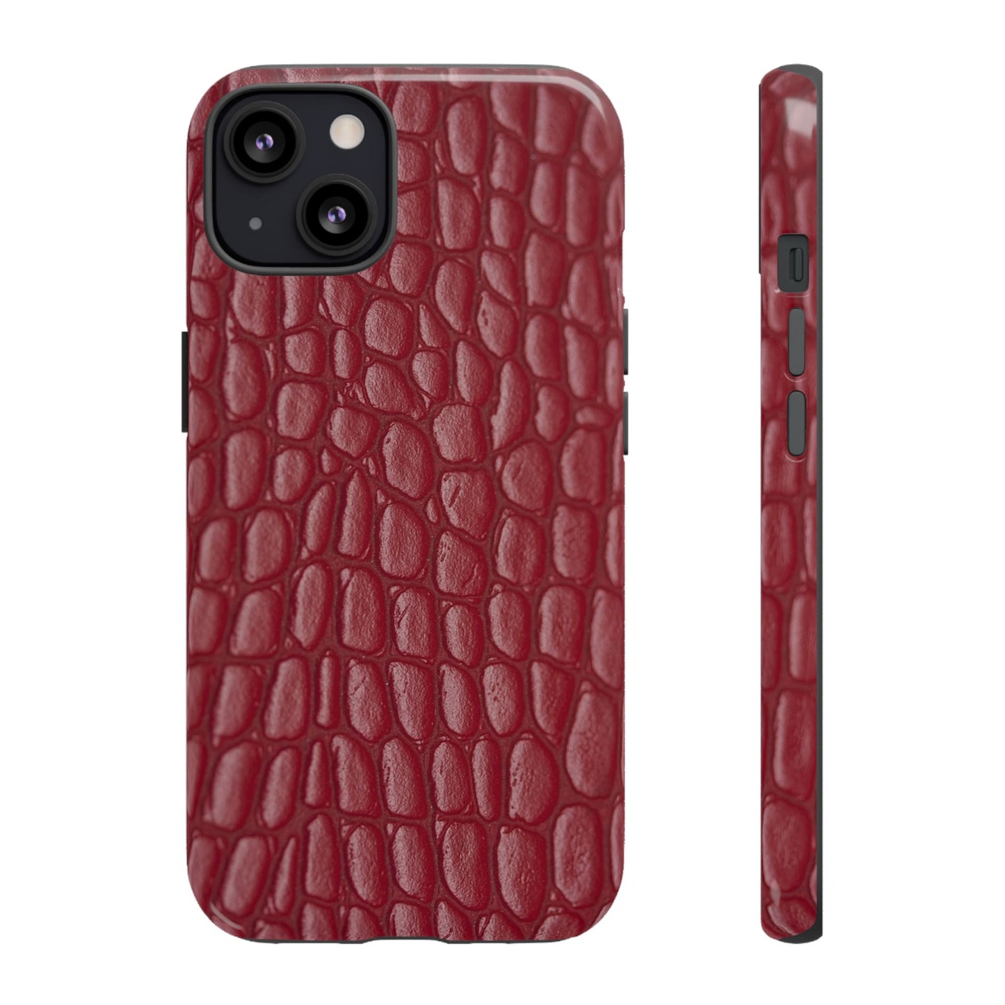 Red Leather - Tough Cases - Whimsical Phone Cases