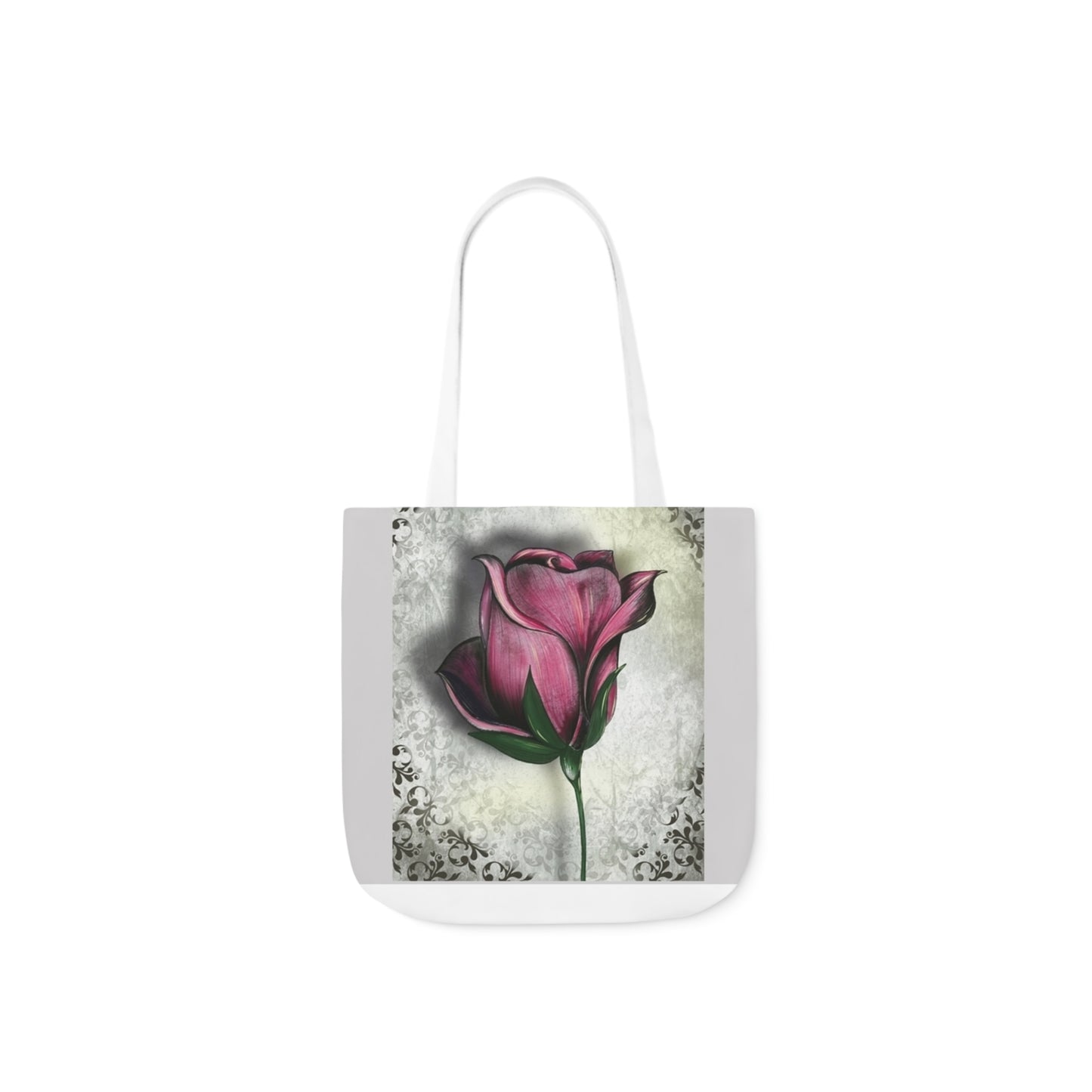 Rose - Canvas Tote Bag, 5-Color Straps