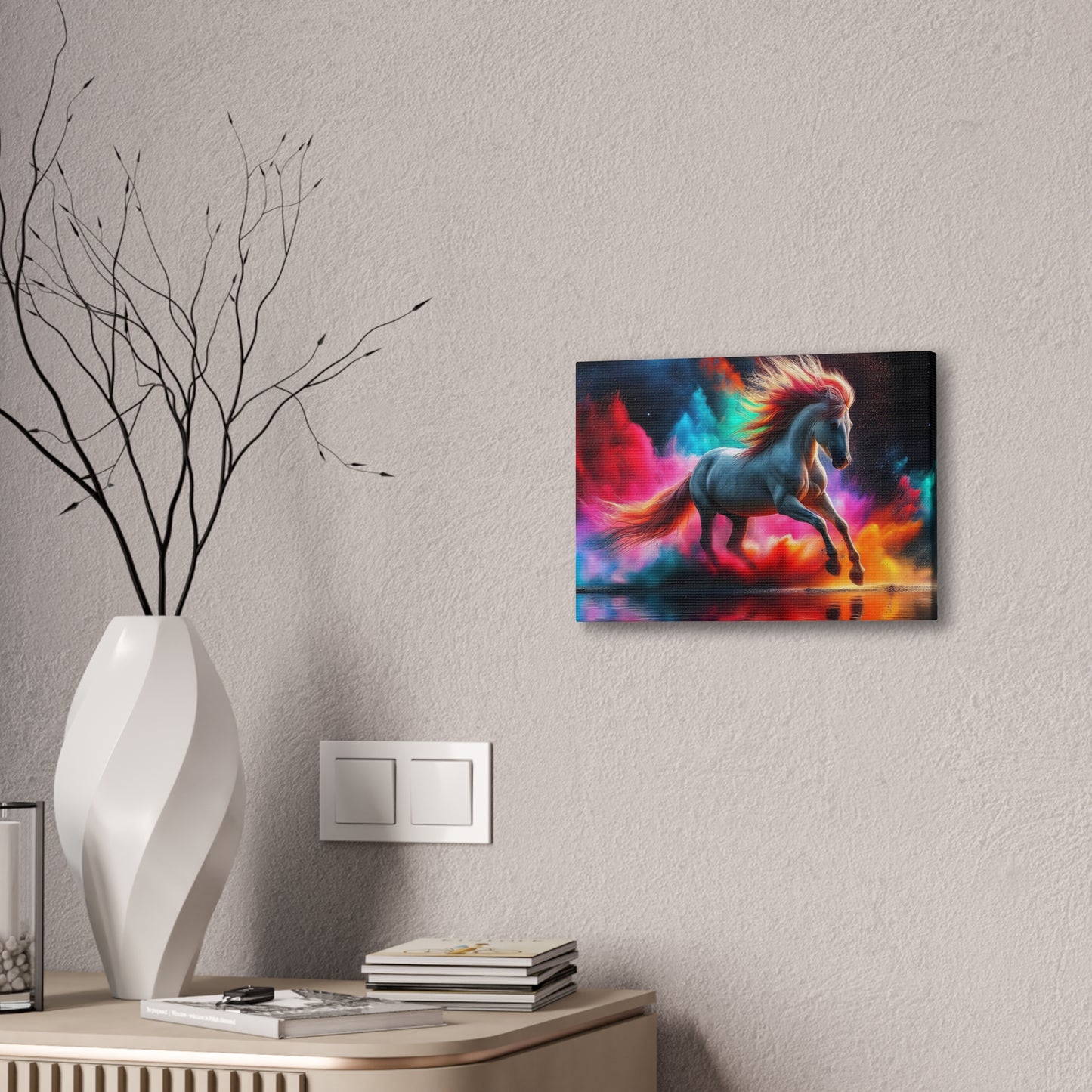 Colorful Horse - Canvas Stretched, 0.75"