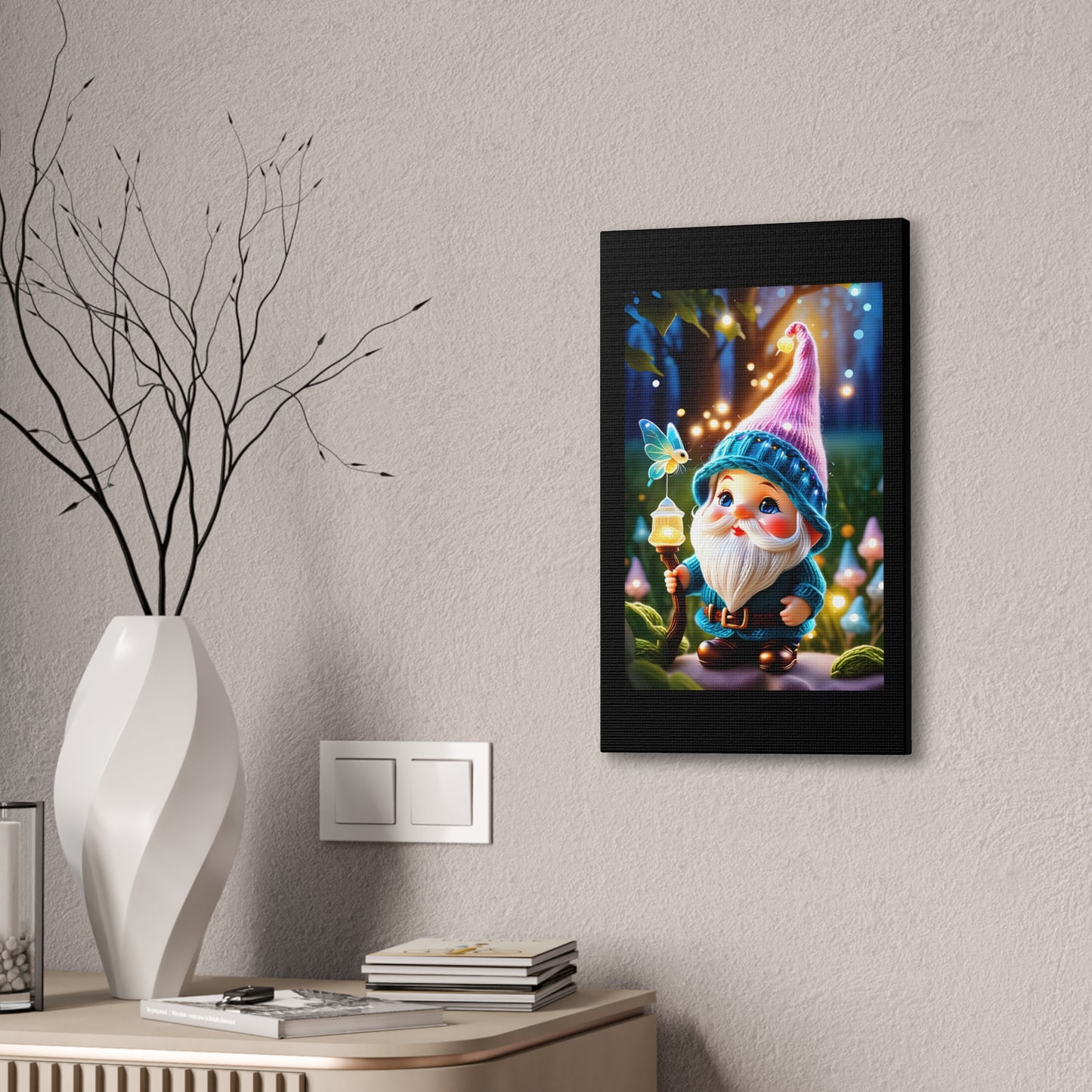 Gnome - Canvas Stretched, 0.75"