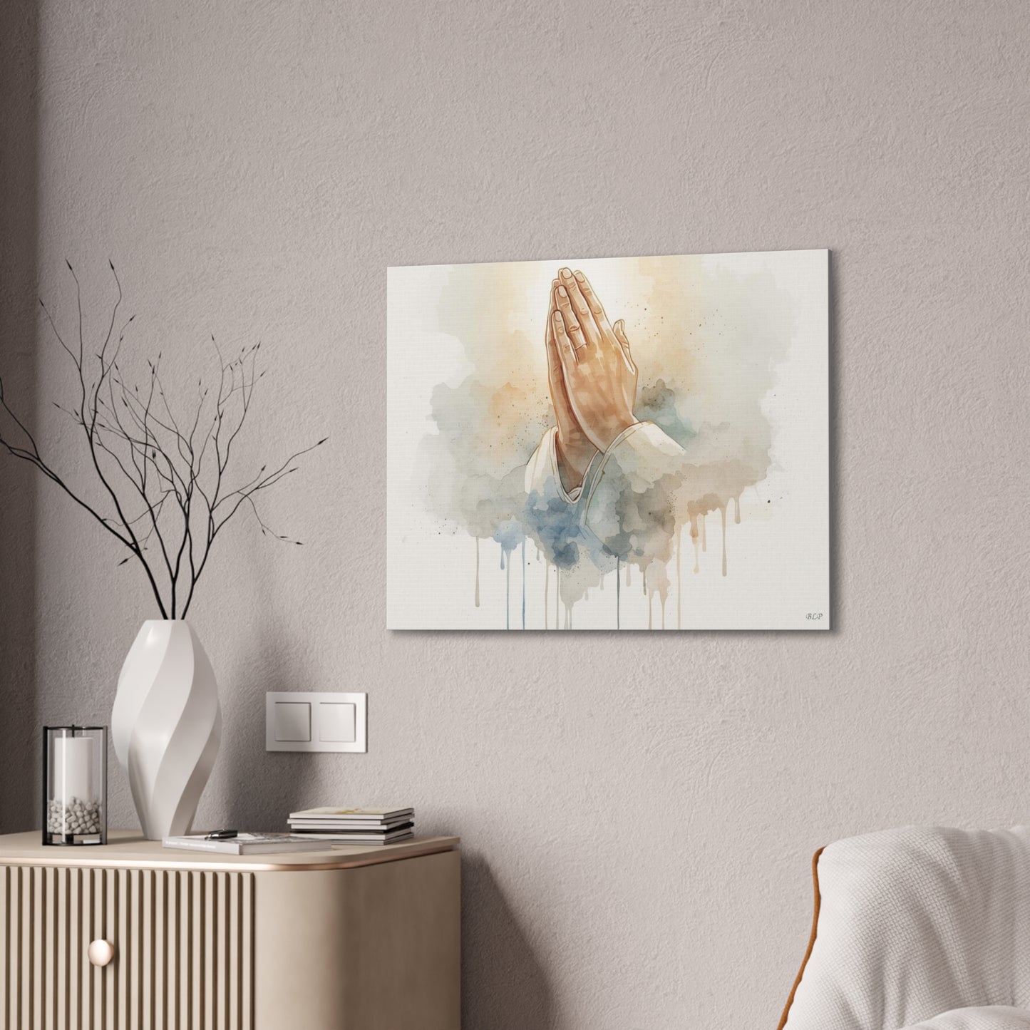 Praying - Canvas Stretched, 0.75" - 2026 Wall Art - Religion