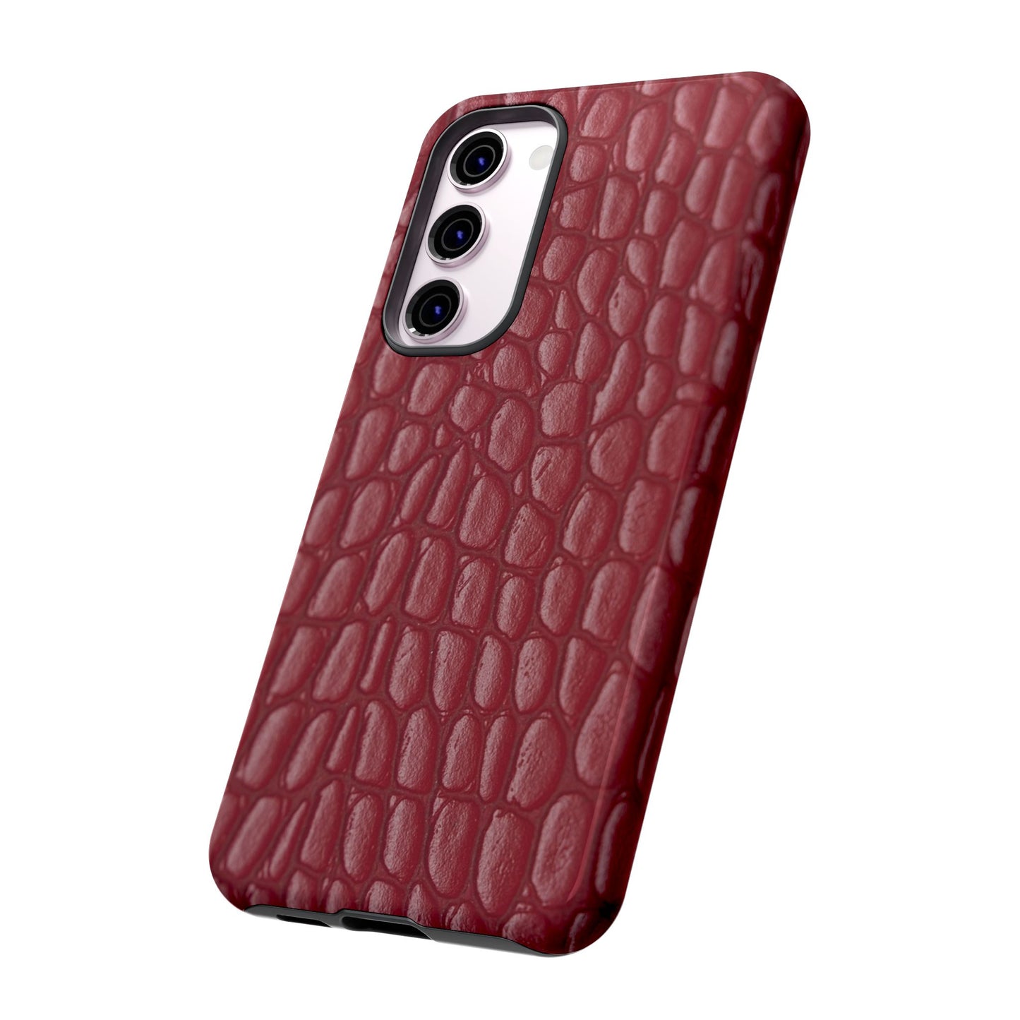 Red Leather - Tough Cases - Whimsical Phone Cases