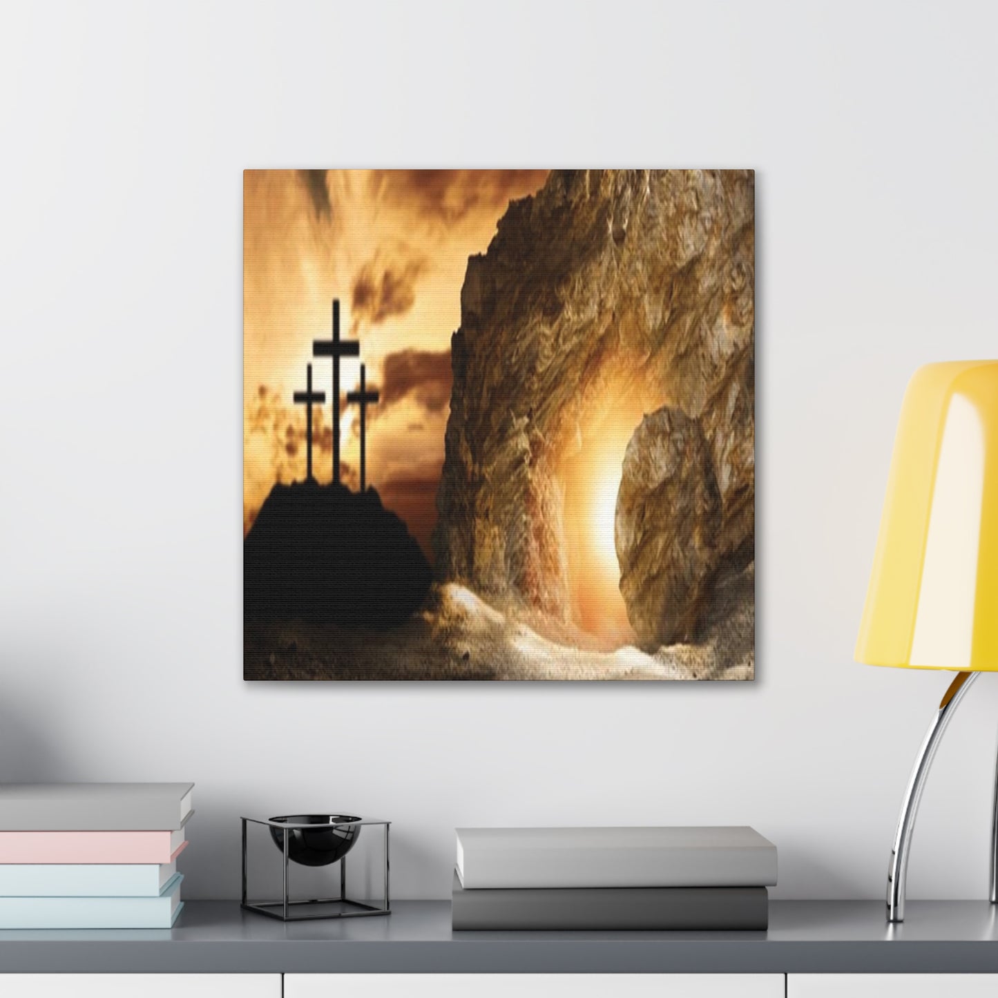 He is Risen - Canvas Stretched, 0.75" - Easter - Mother's Day - Father's Day