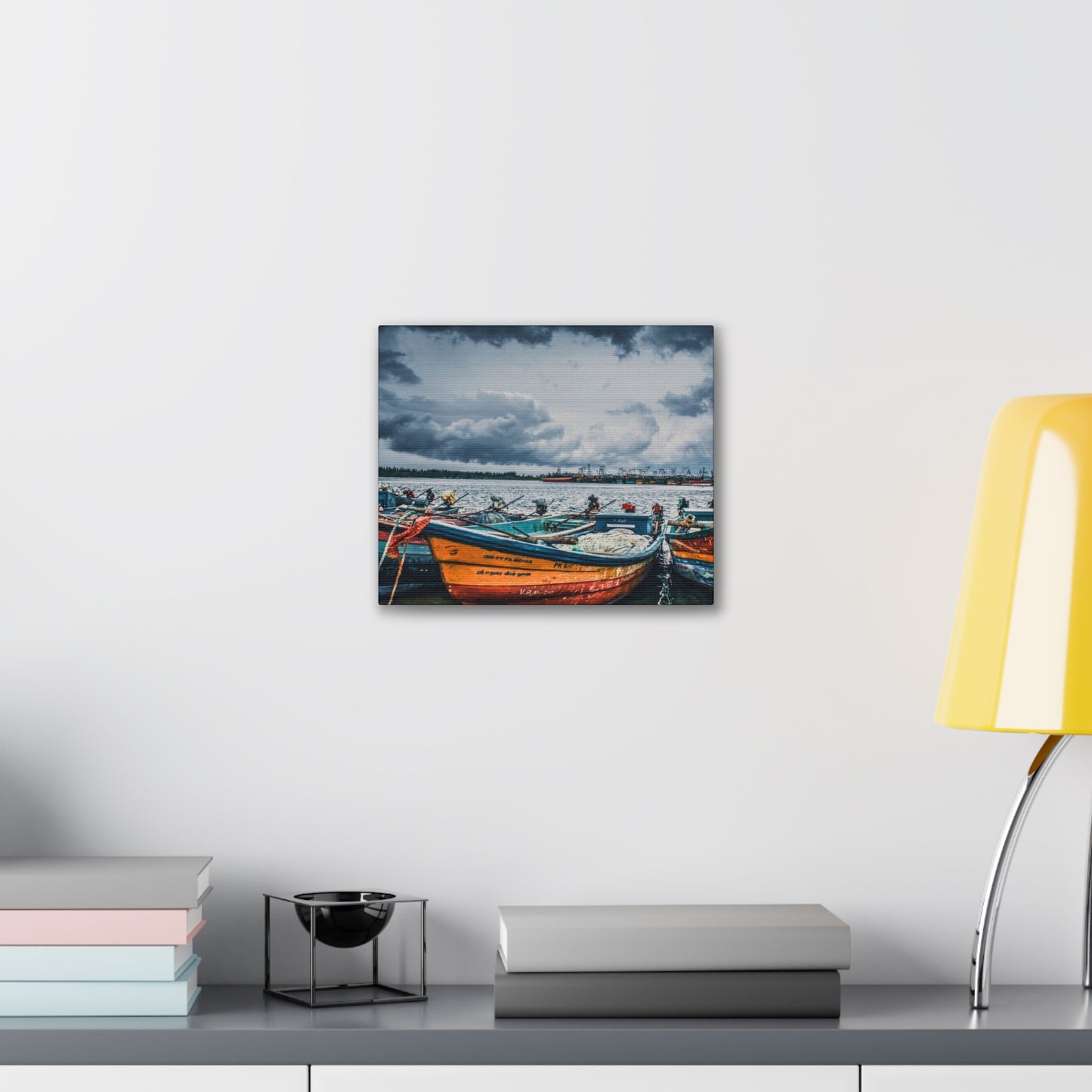 Boats - Canvas Stretched, 0.75"