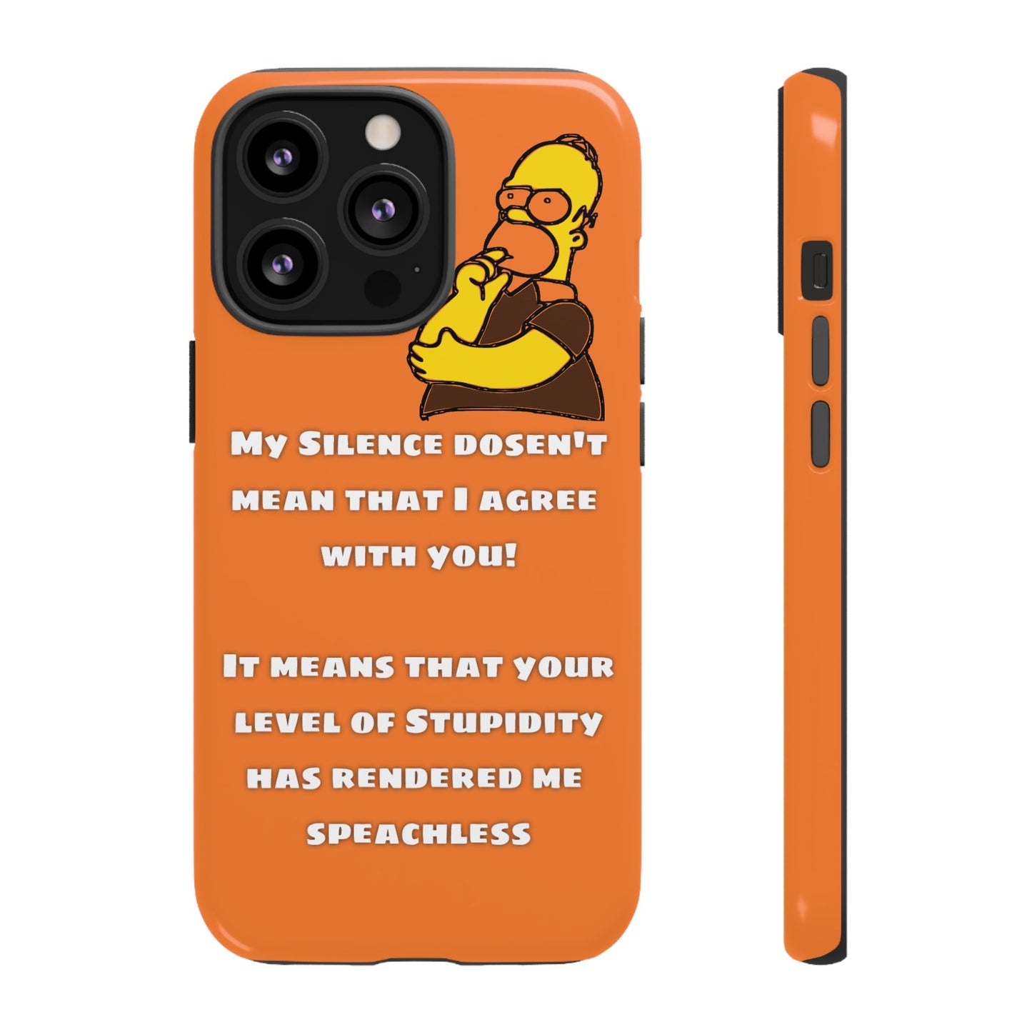 My Silence - Tough Cases - Whimsical Phone Cases