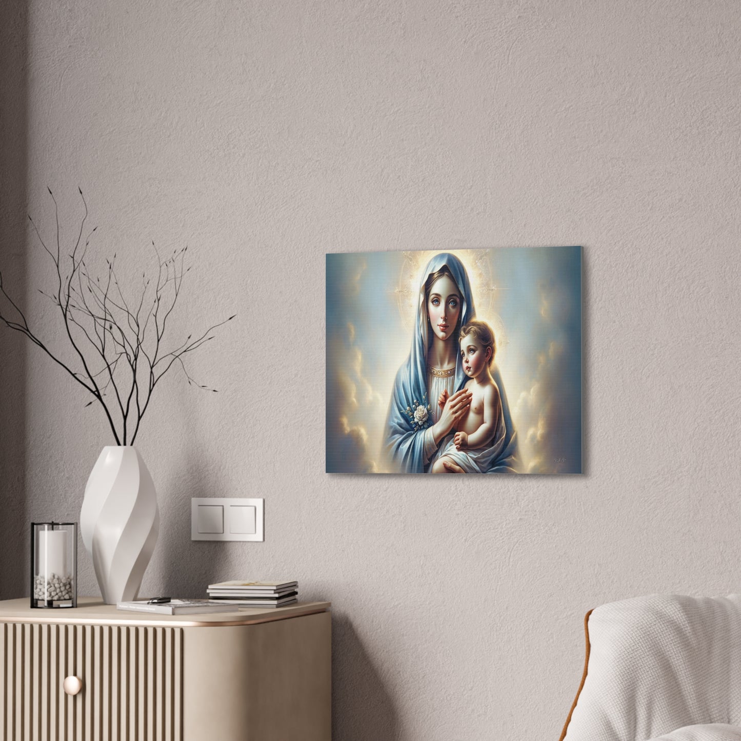 Mary - Canvas Stretched, 0.75" - 2026 Wall Art - Religion