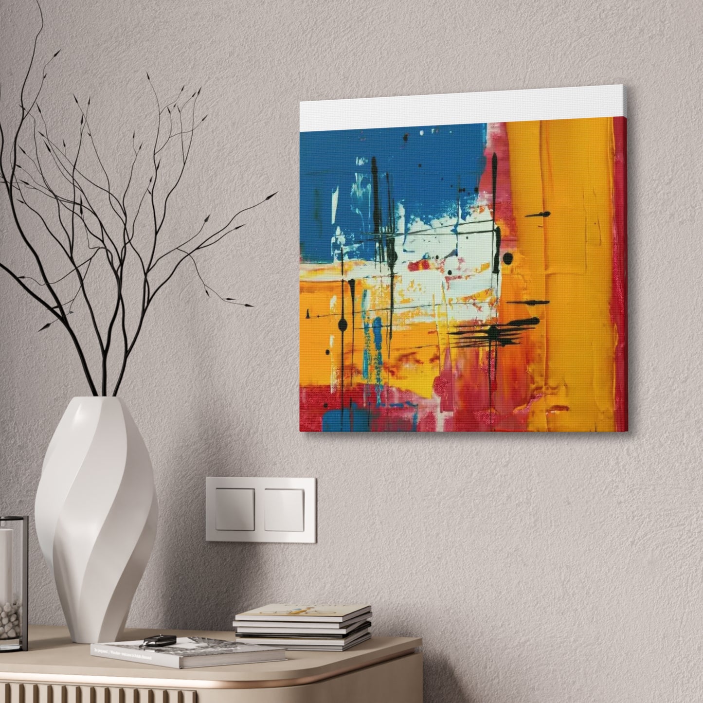 Beautiful Abstract Colors - Canvas Stretched, 0.75"