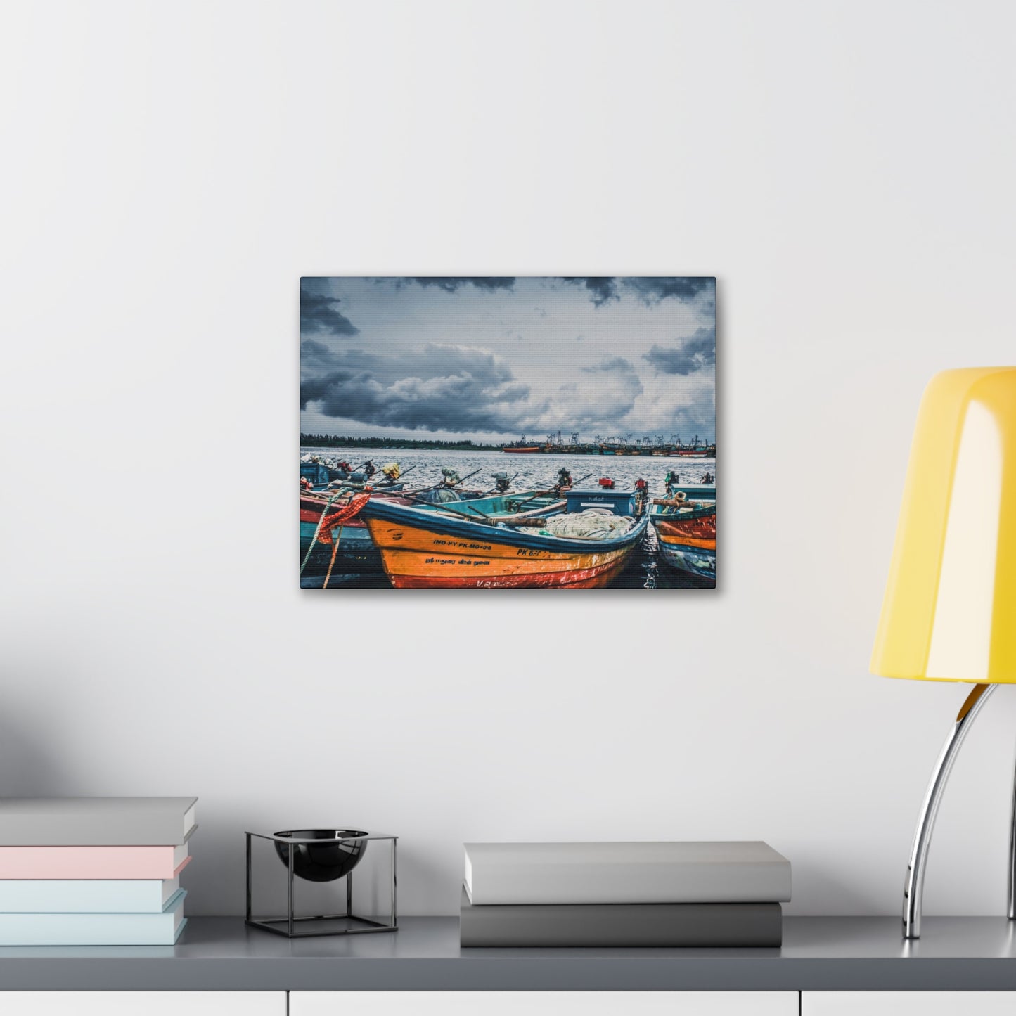 Boats - Canvas Stretched, 0.75"