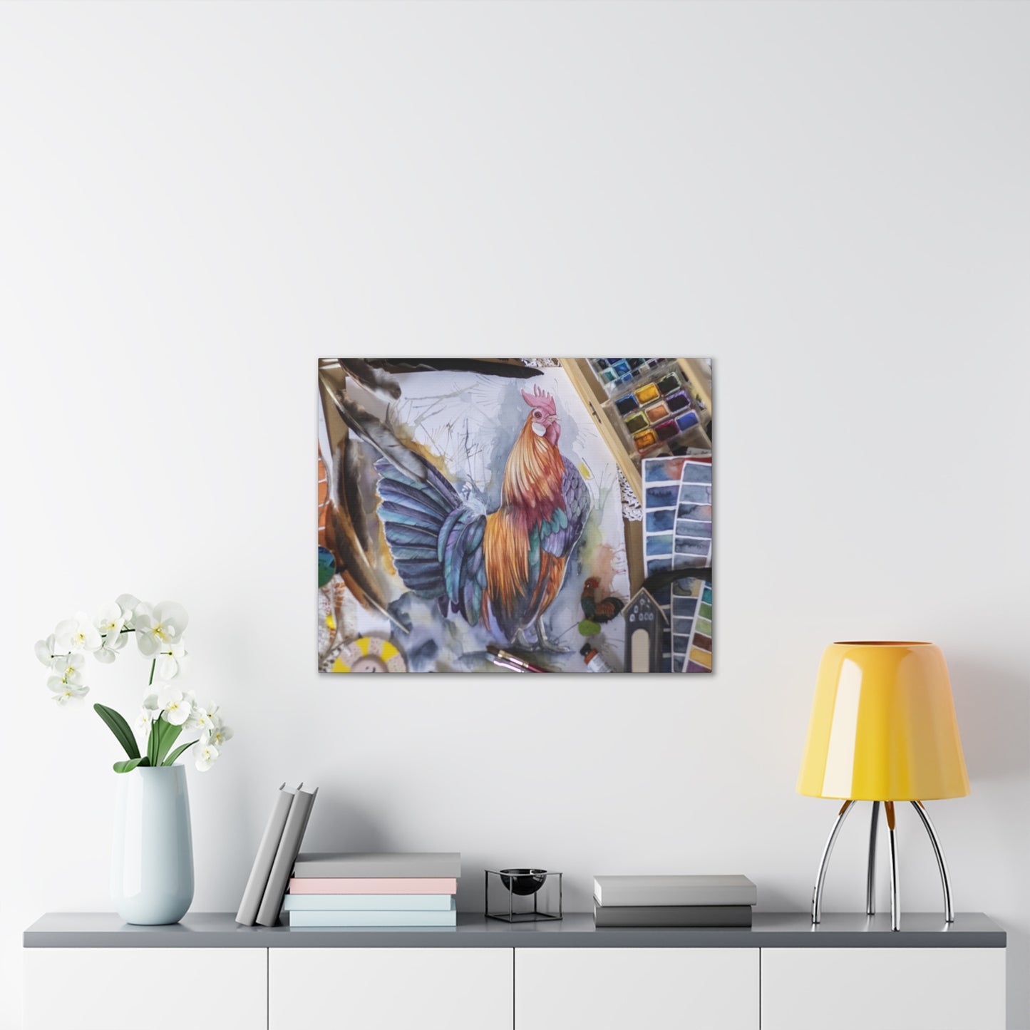 Rooster Art - Canvas Stretched, 0.75"