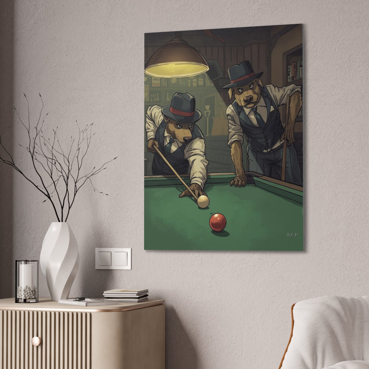 Gangster Dogs - Canvas Stretched, 0.75" - 2026 Wall Art - Sports