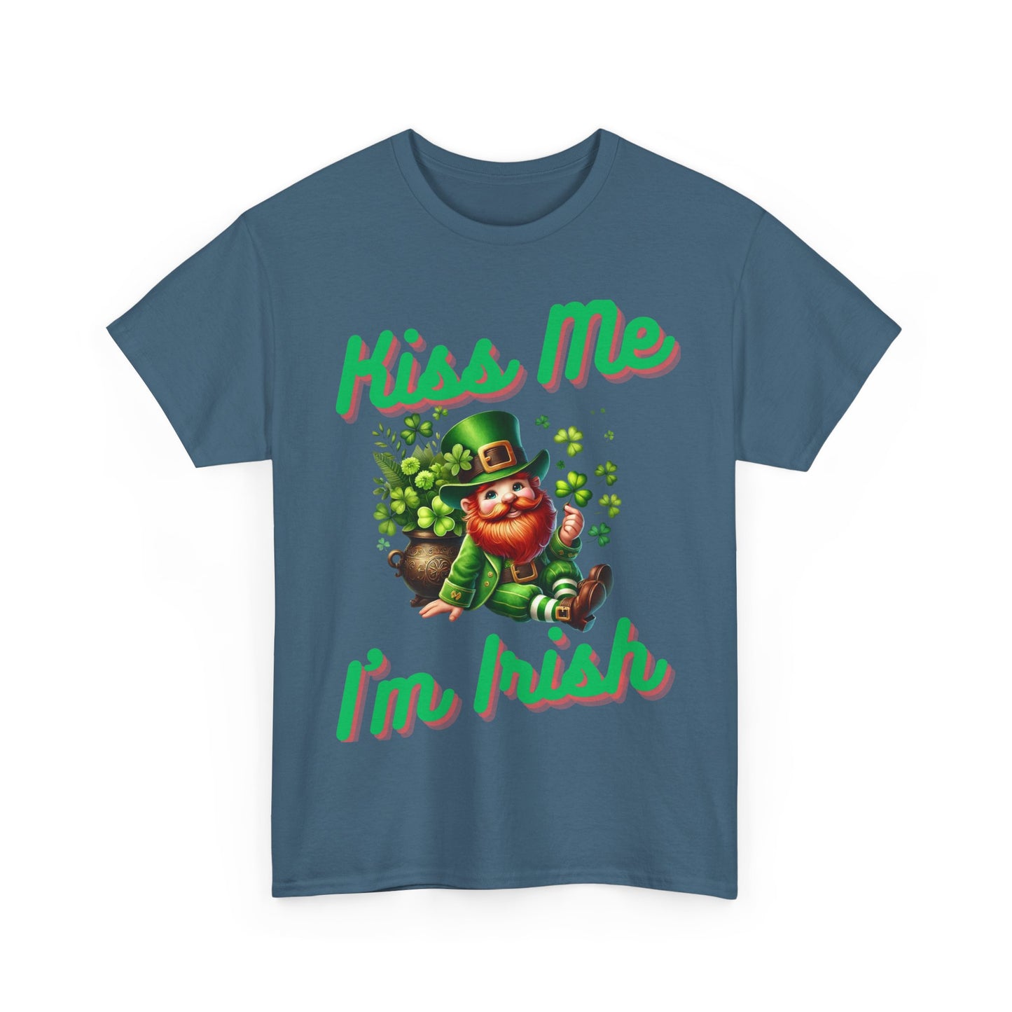 Kiss Me I'm Irish - Unisex Heavy Cotton Tee - St. Patrick's Day - T-Shirts