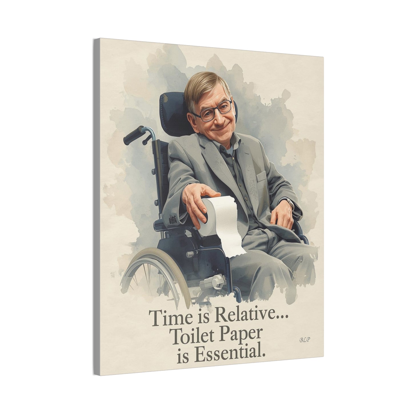 Hawking - Canvas Stretched, 0.75" - 2026 Wall Art - Bathroom Humor