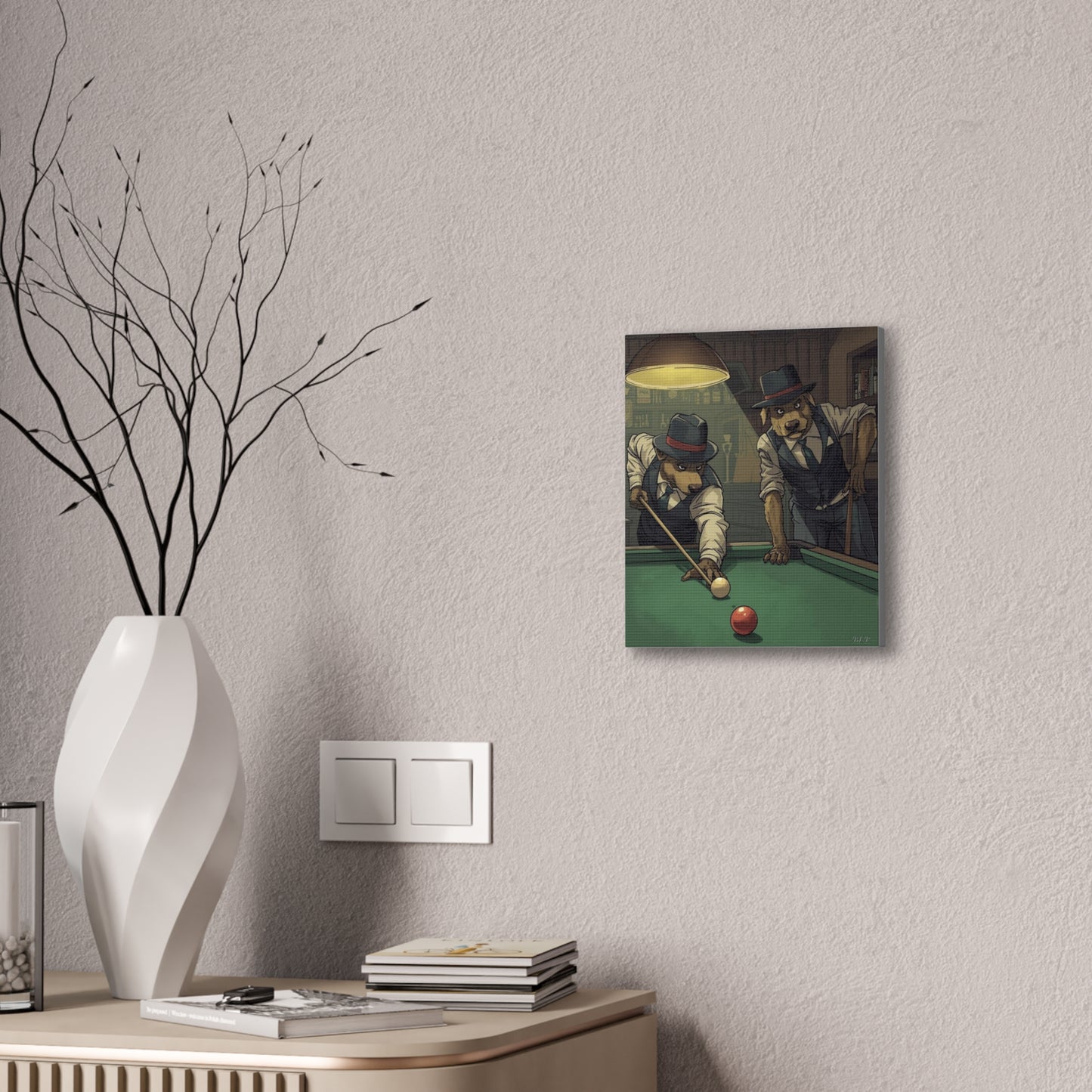 Gangster Dogs - Canvas Stretched, 0.75" - 2026 Wall Art - Sports