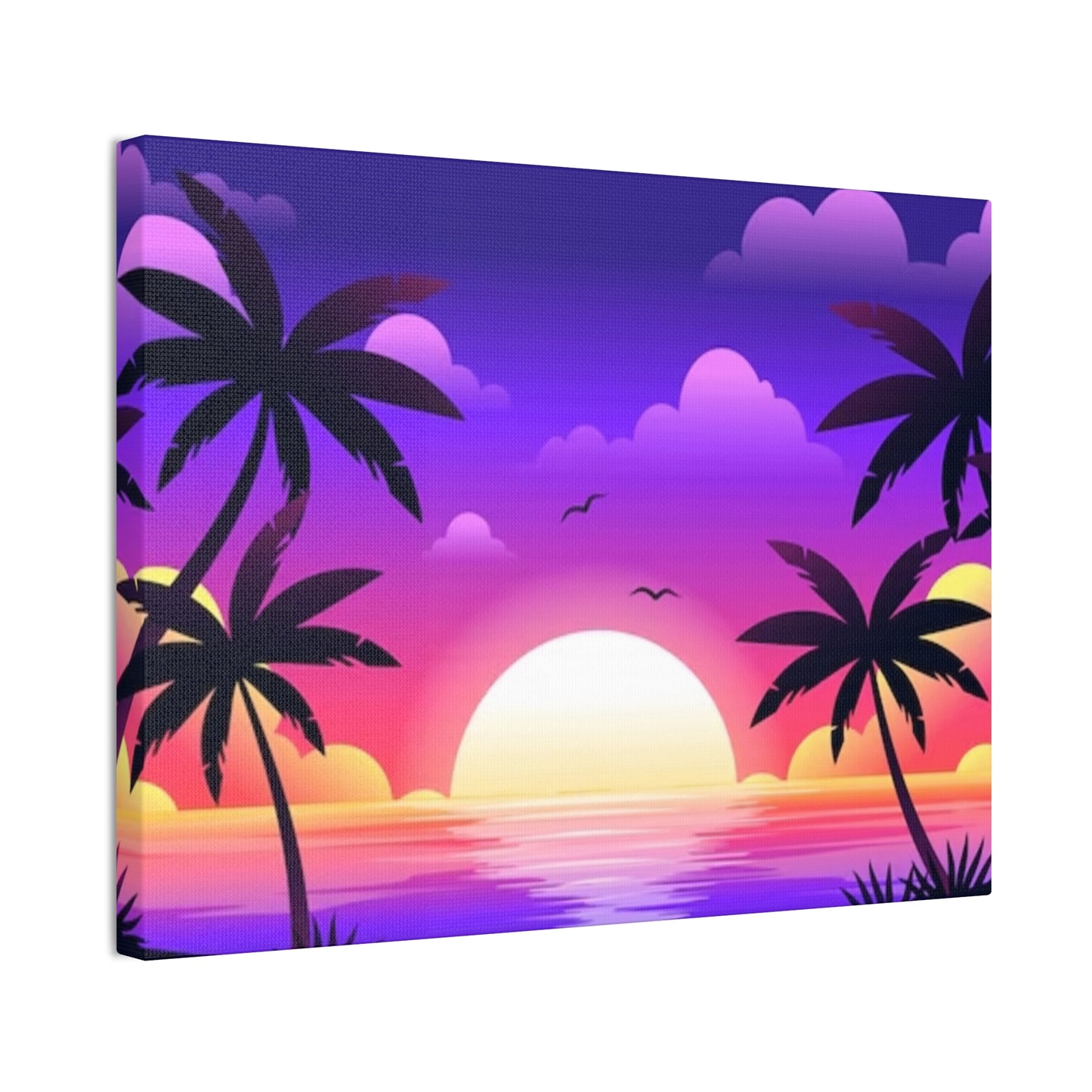 Island Sunset - Canvas Stretched, 0.75"