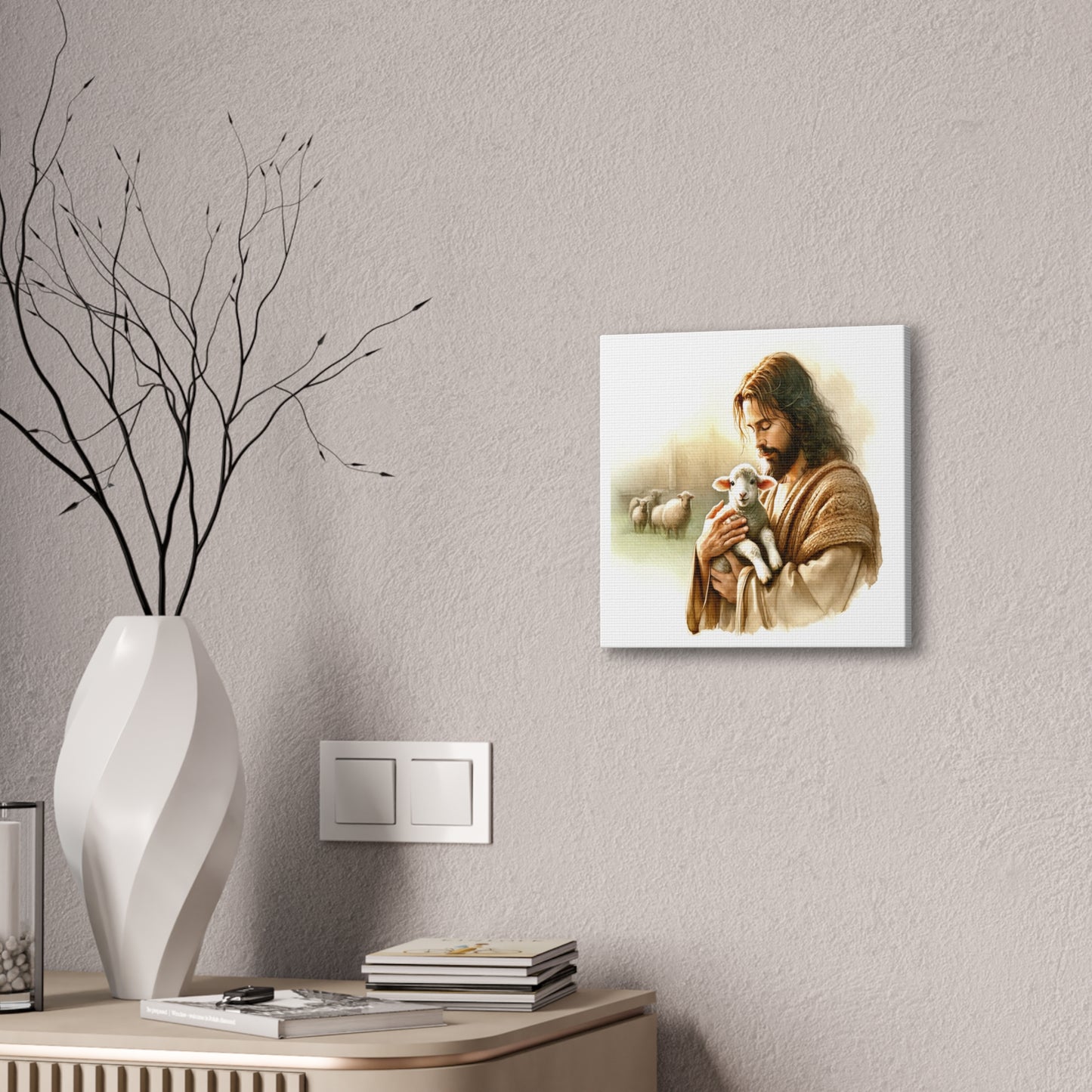 Jesus the Lamb of God - Canvas Stretched, 0.75" Easter