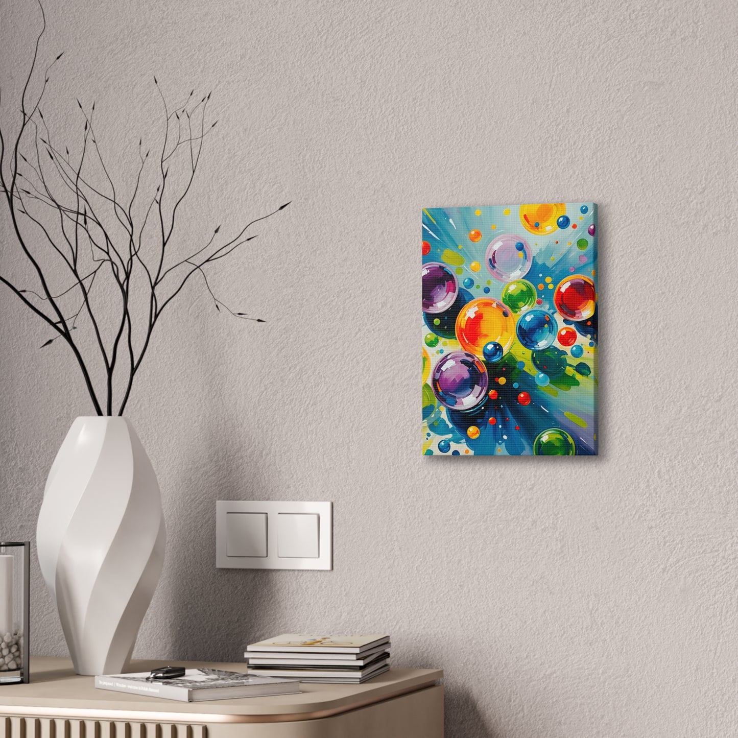 Colored Balls - Canvas Stretched, 0.75"