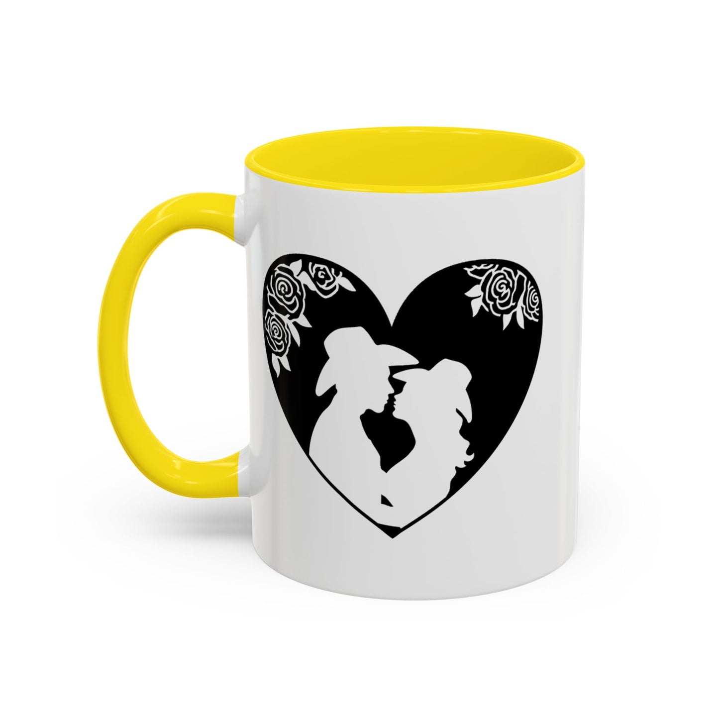 Cowboy Love - Accent Coffee Mug (11, 15oz) - Mother's Day