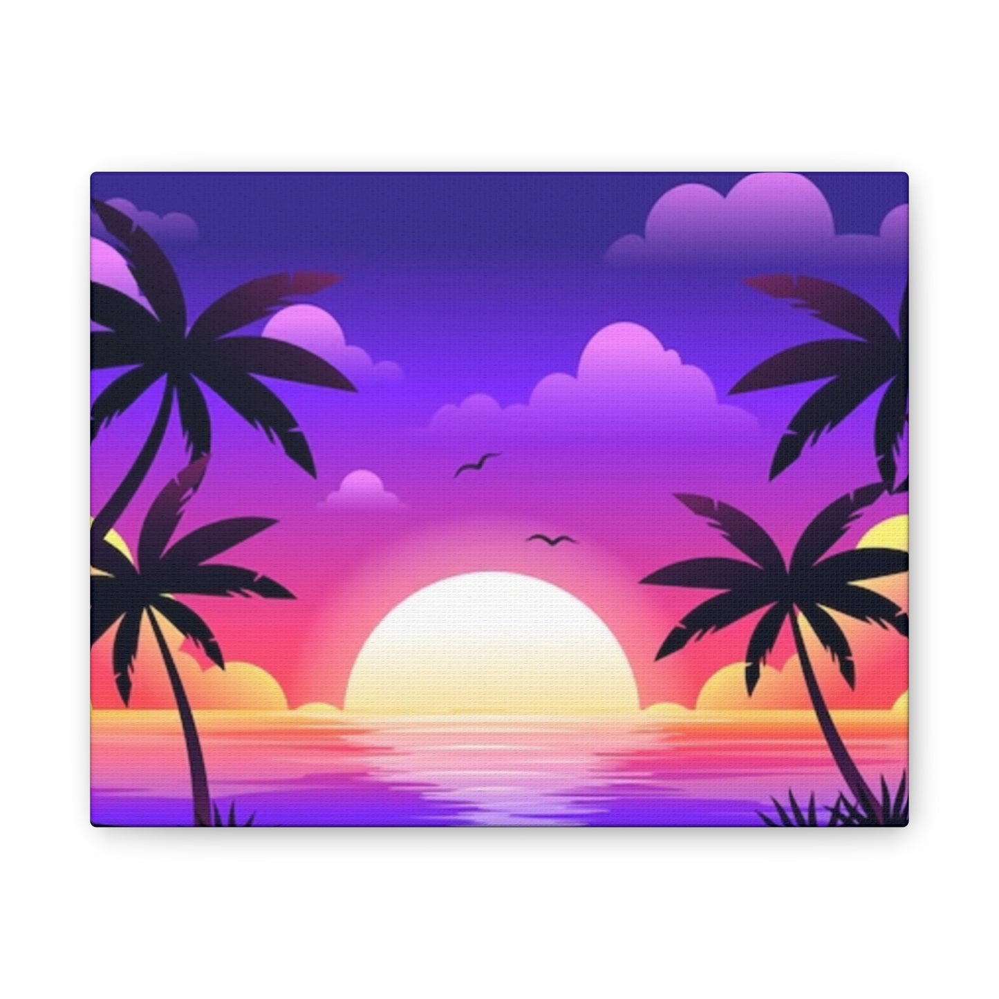 Island Sunset - Canvas Stretched, 0.75"