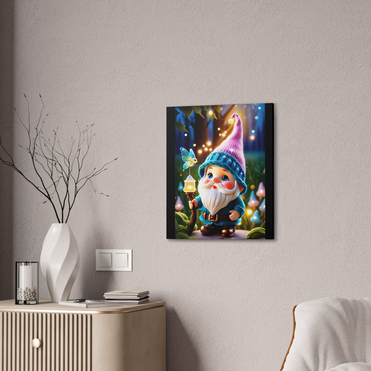 Gnome - Canvas Stretched, 0.75"