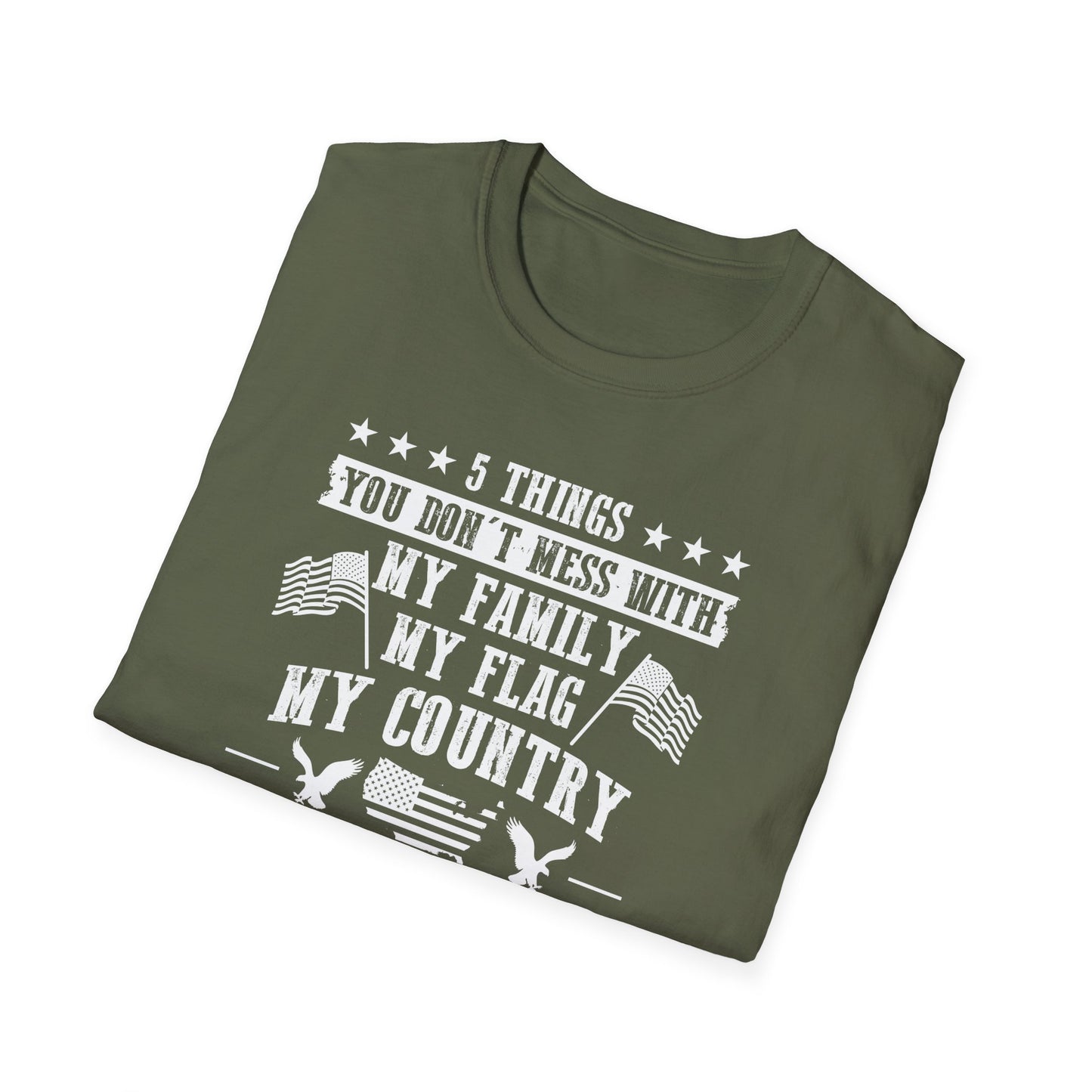 Five things - Unisex Softstyle T-Shirt