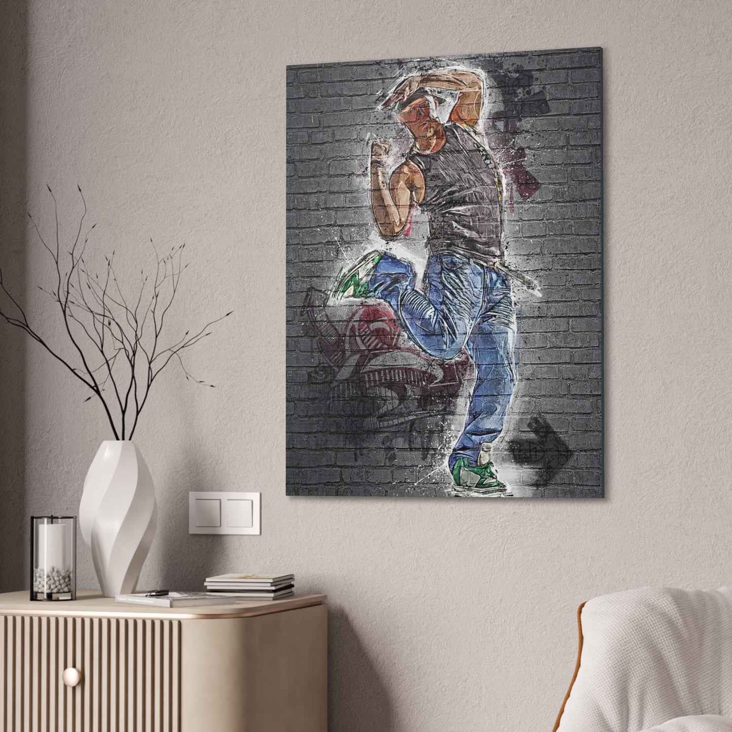 Wall Dancer - Canvas Stretched, 0.75"