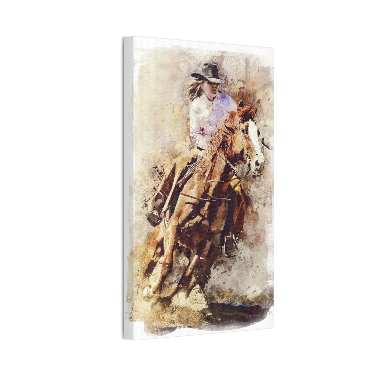 Barrel Racer - Canvas Stretched, 0.75" - Mother's Day