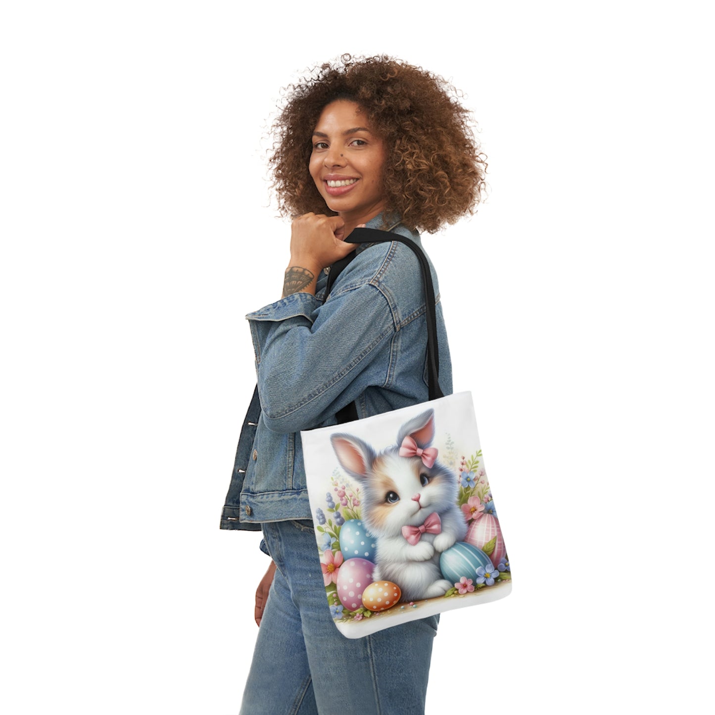 Easter - Canvas Tote Bag, 5-Color Straps -