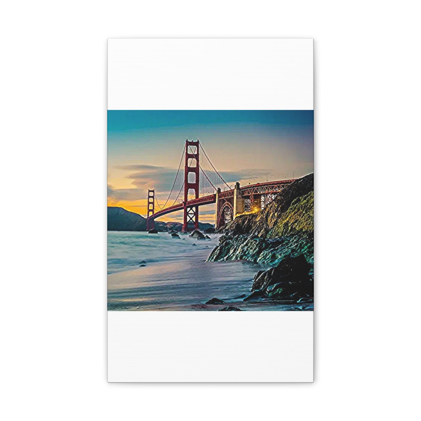 Golden Gate - Canvas Stretched, 0.75"