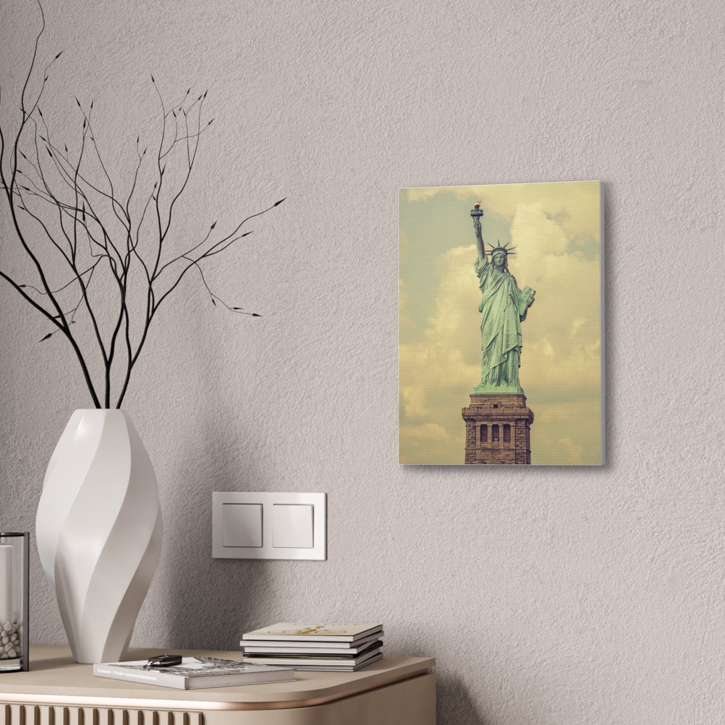 Statue of Liberty - Canvas Stretched, 0.75"