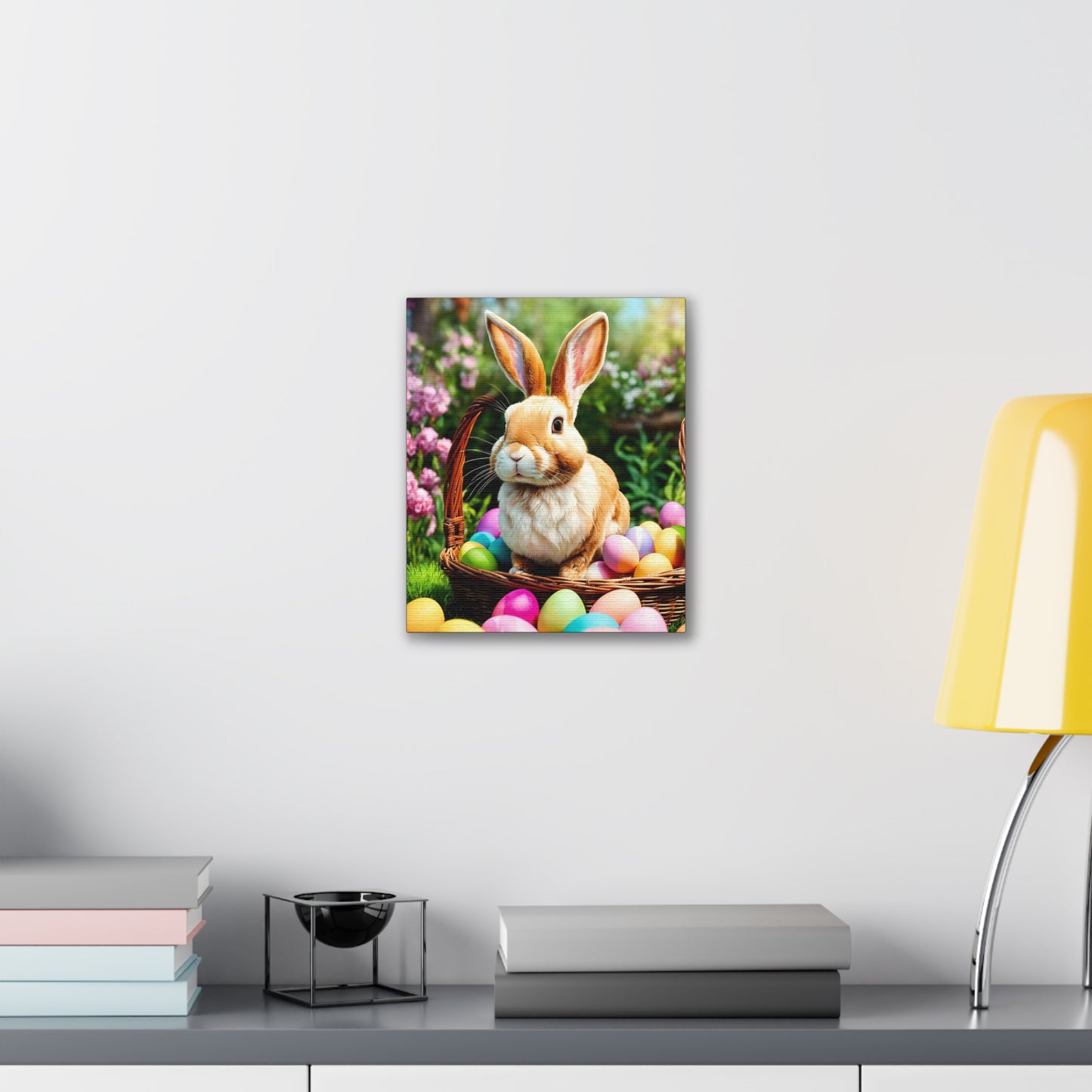 Easter Bunny - Canvas Stretched, 0.75" - 2026 Wall Art - Holidays