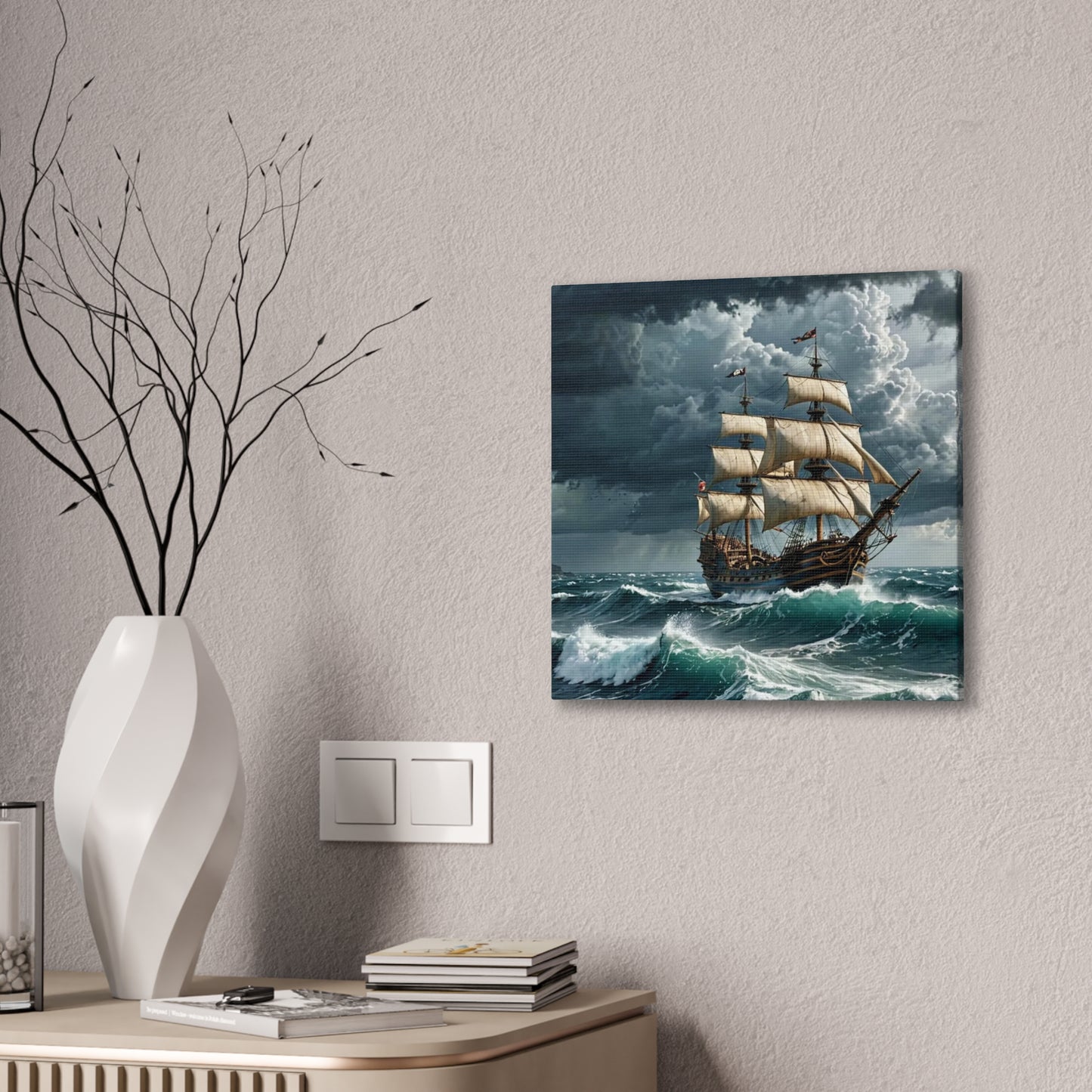 Sailing Ship - Canvas Stretched, 0.75" - Father's Day