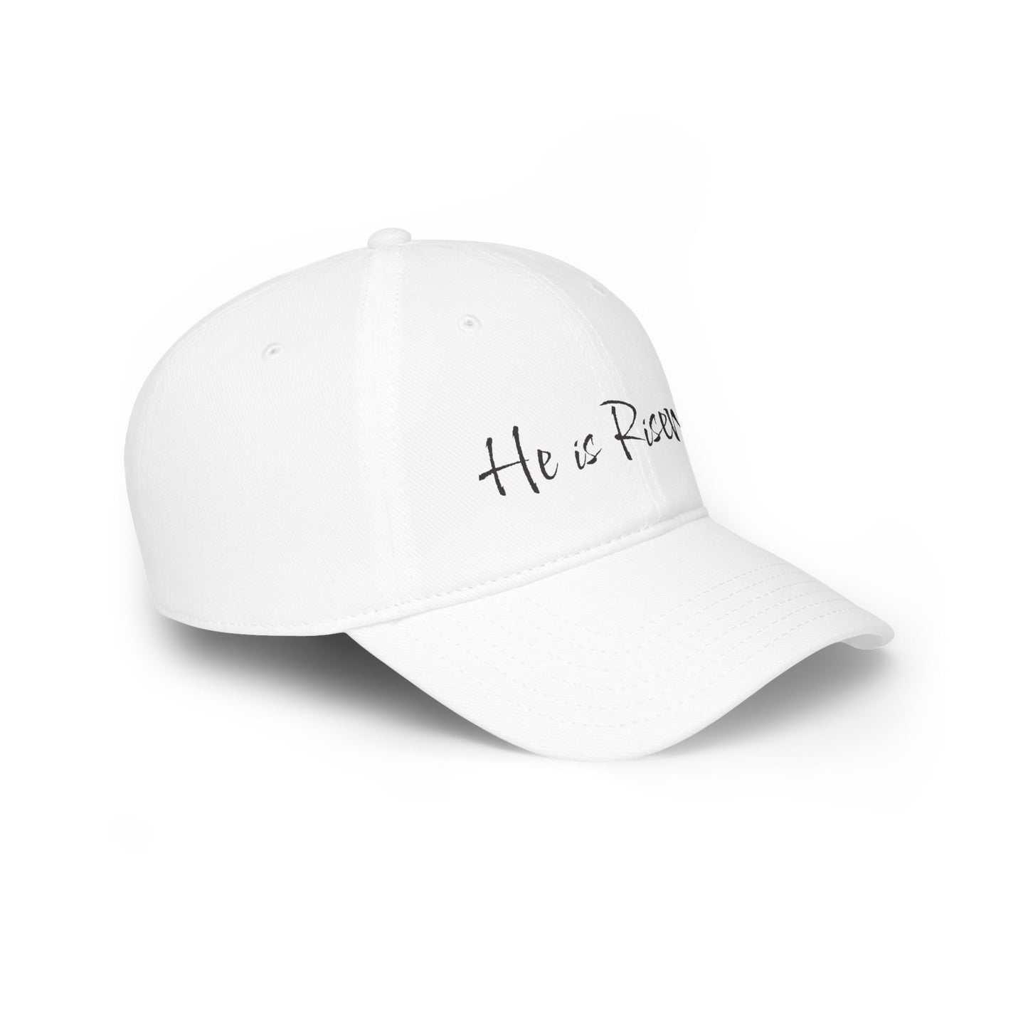 He is Risen - Black - Low Profile Baseball Cap - Easter - Mother's Day - Father's Day - Easter 1